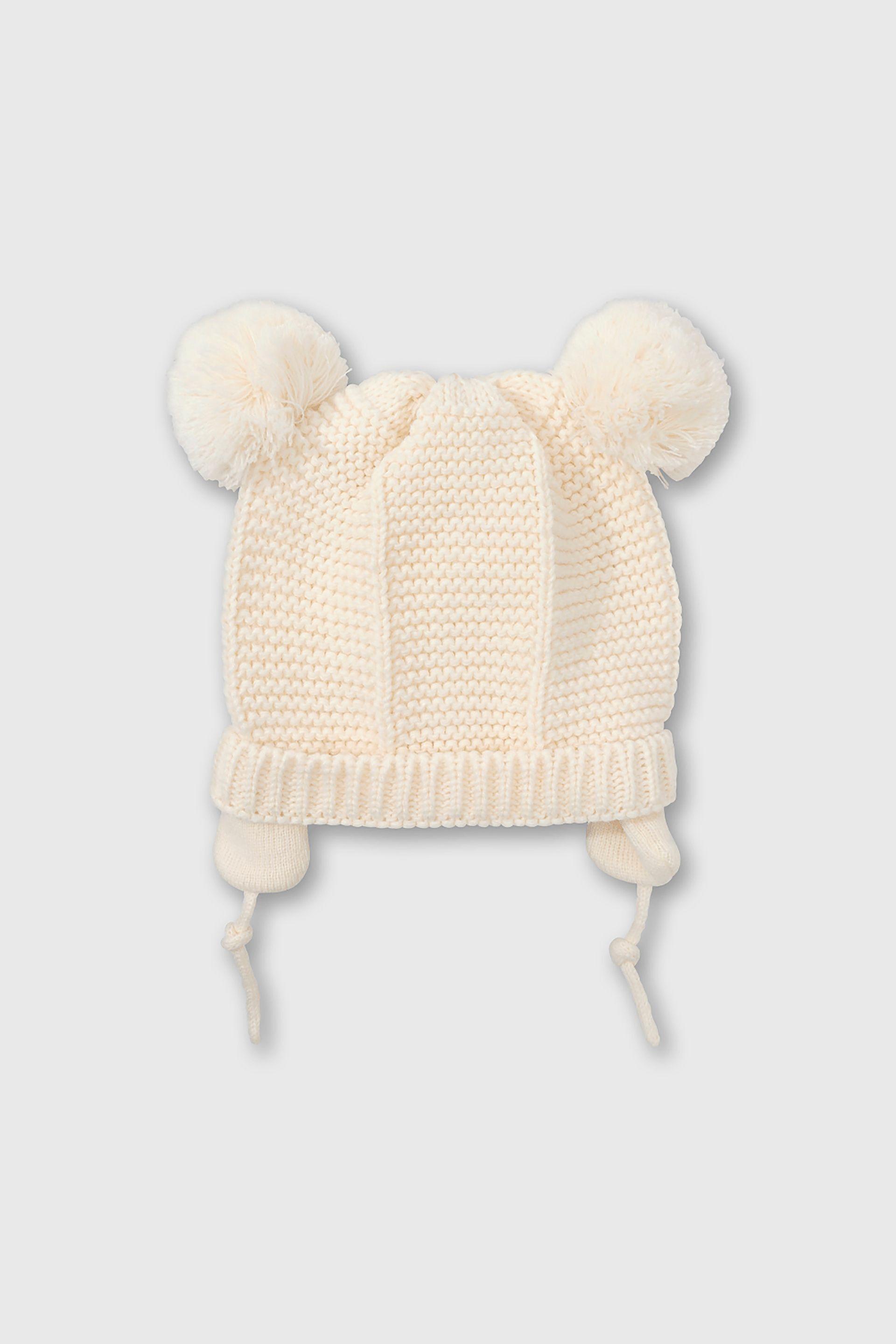 Gorro con Orejas Beige Niña-2