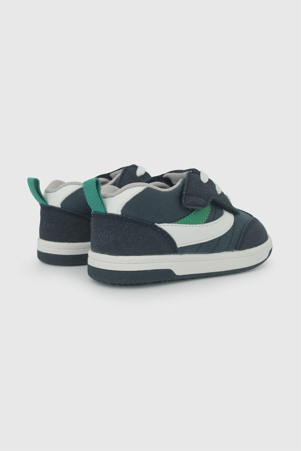Zapatilla urbana niño primeros pasos azul 18-21-5