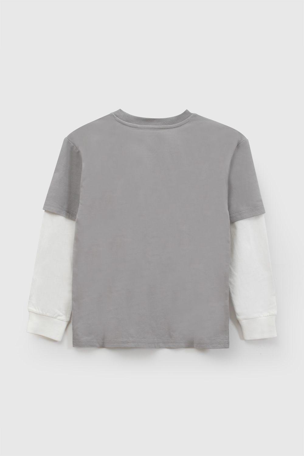 Polera manga larga skateboard niño gris 3/4A a 12/13A-1