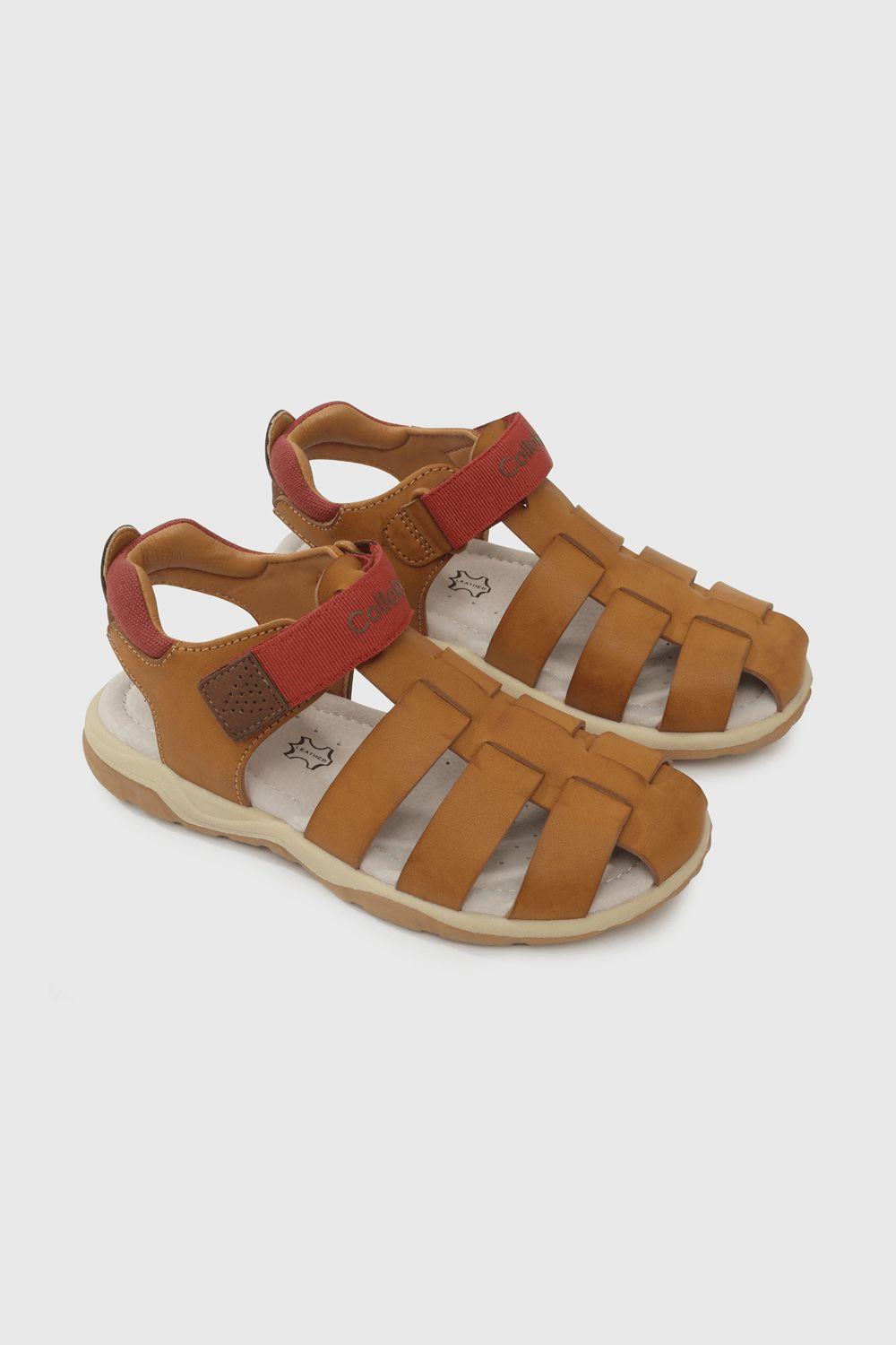 Sandalia Cafe de Niño-0