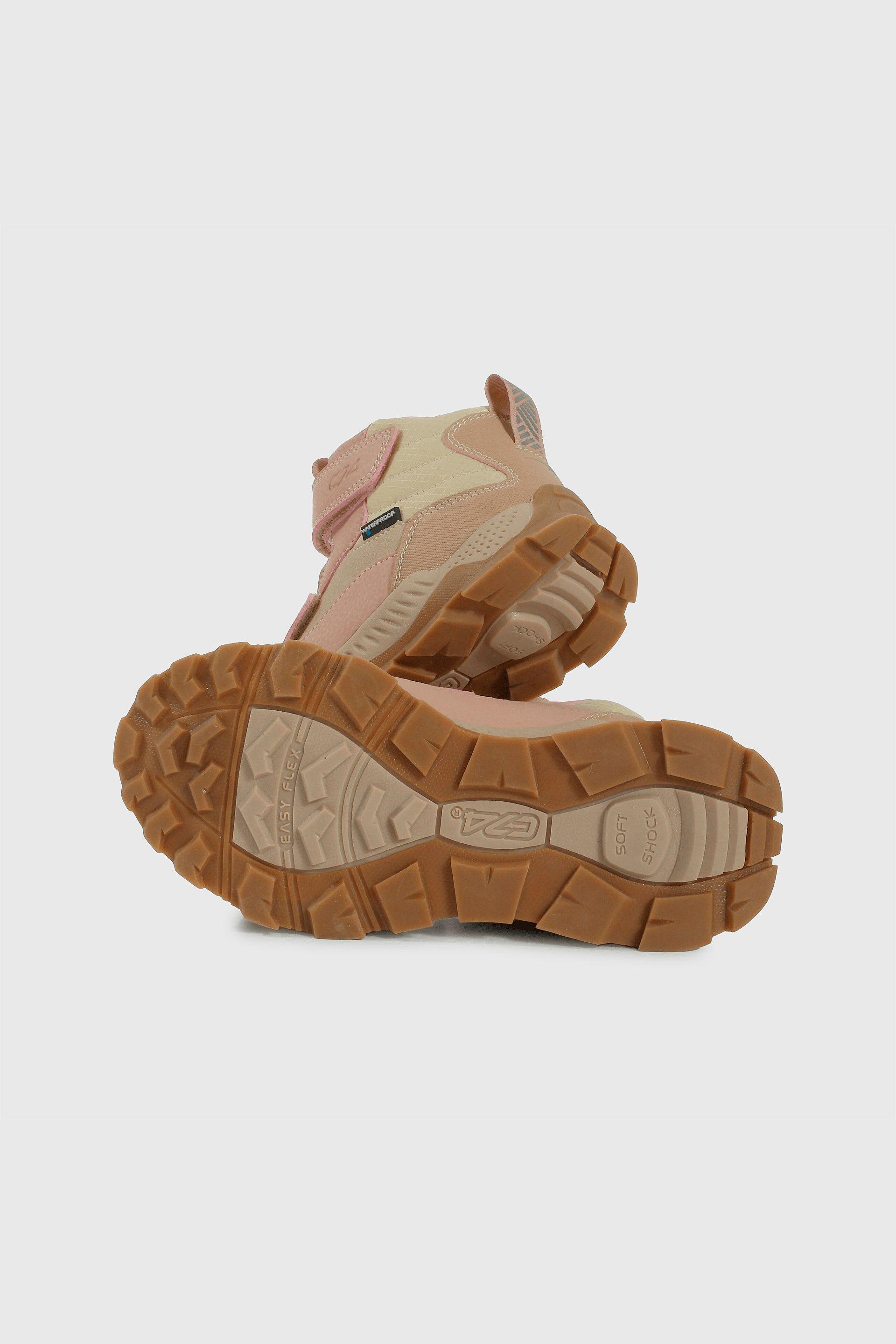 Botín Outdoor Beige de Niño con Velcro Talla 28 al 38 139-2