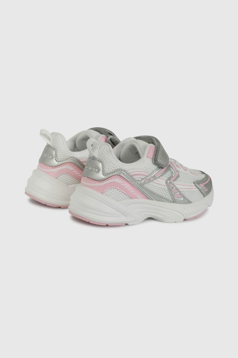 Zapatilla Urbana Blanca con Rosado 57240298V26 KID-4