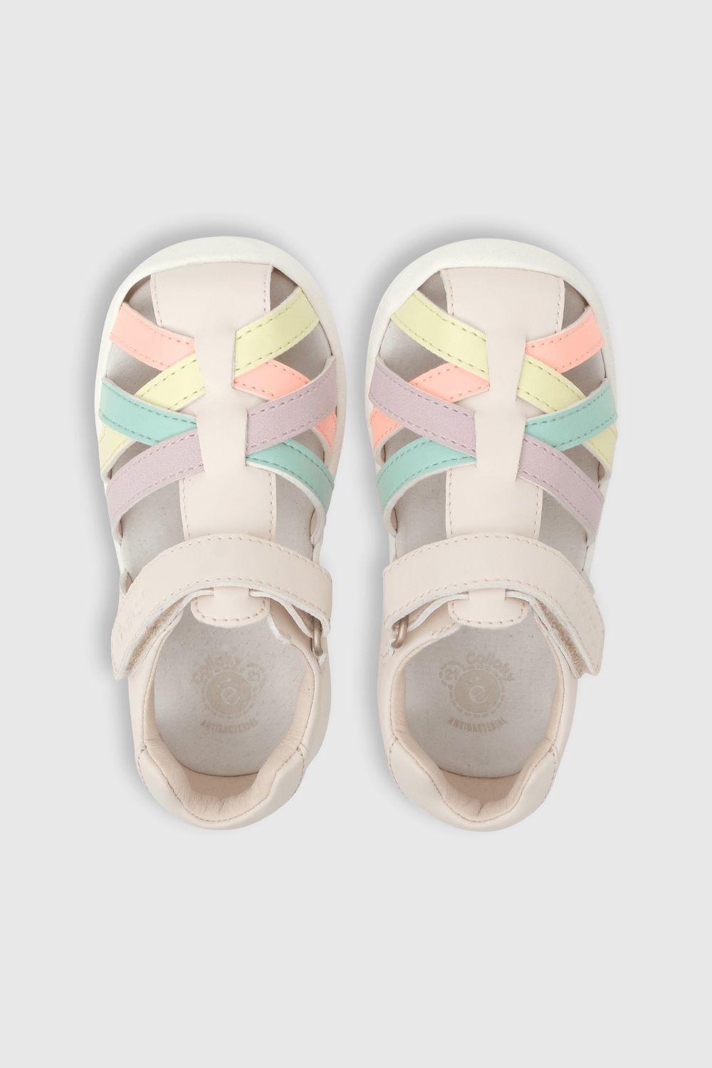 Sandalia Niña Multicolor Calce Perfecto-3