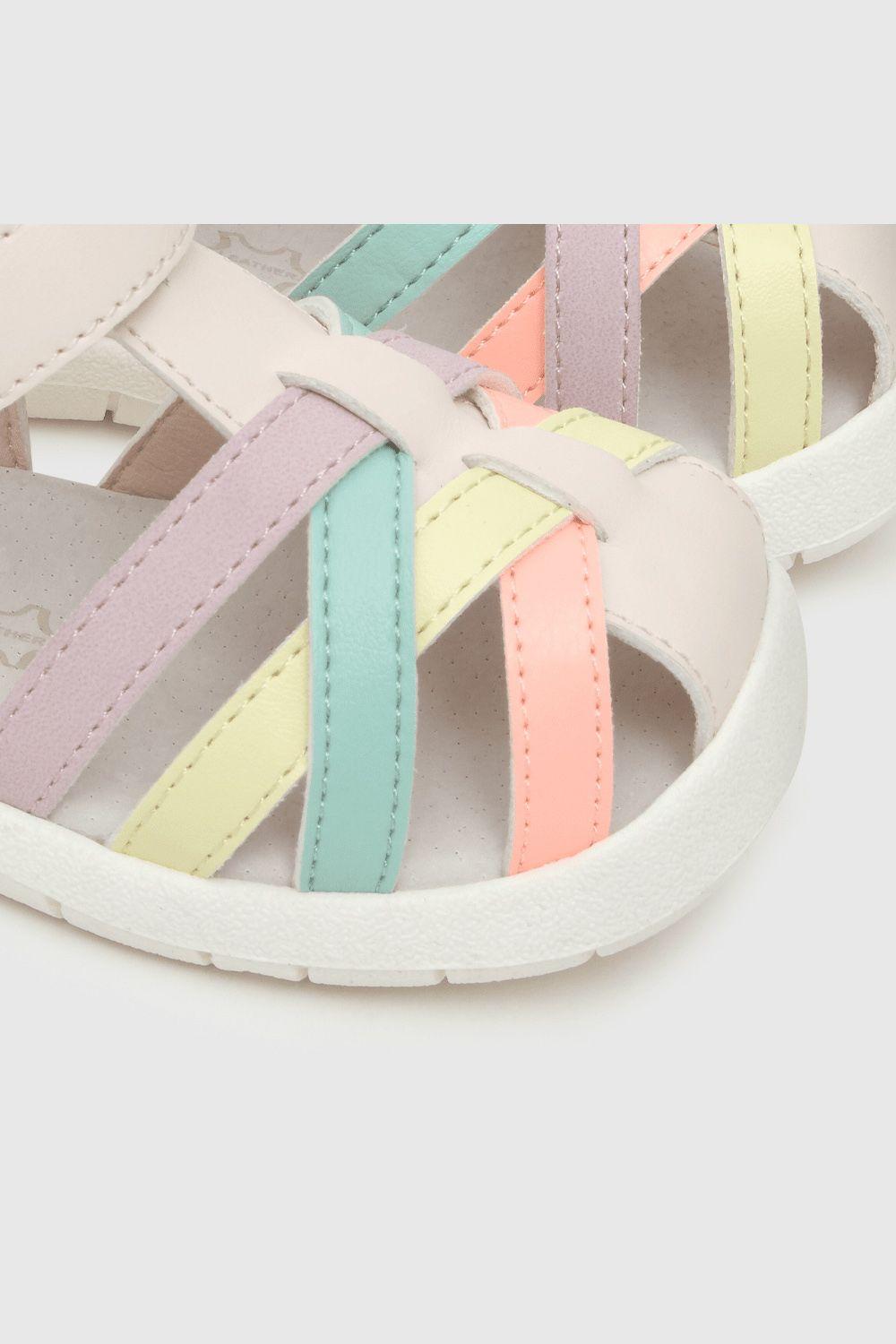 Sandalia Niña Multicolor Calce Perfecto-5