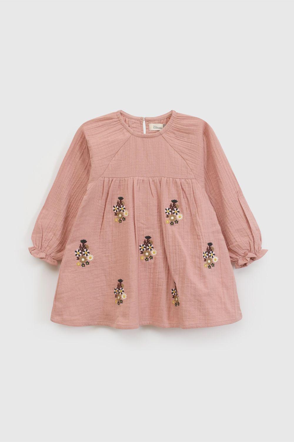 Vestido Niña Morado 7942 Colloky-0