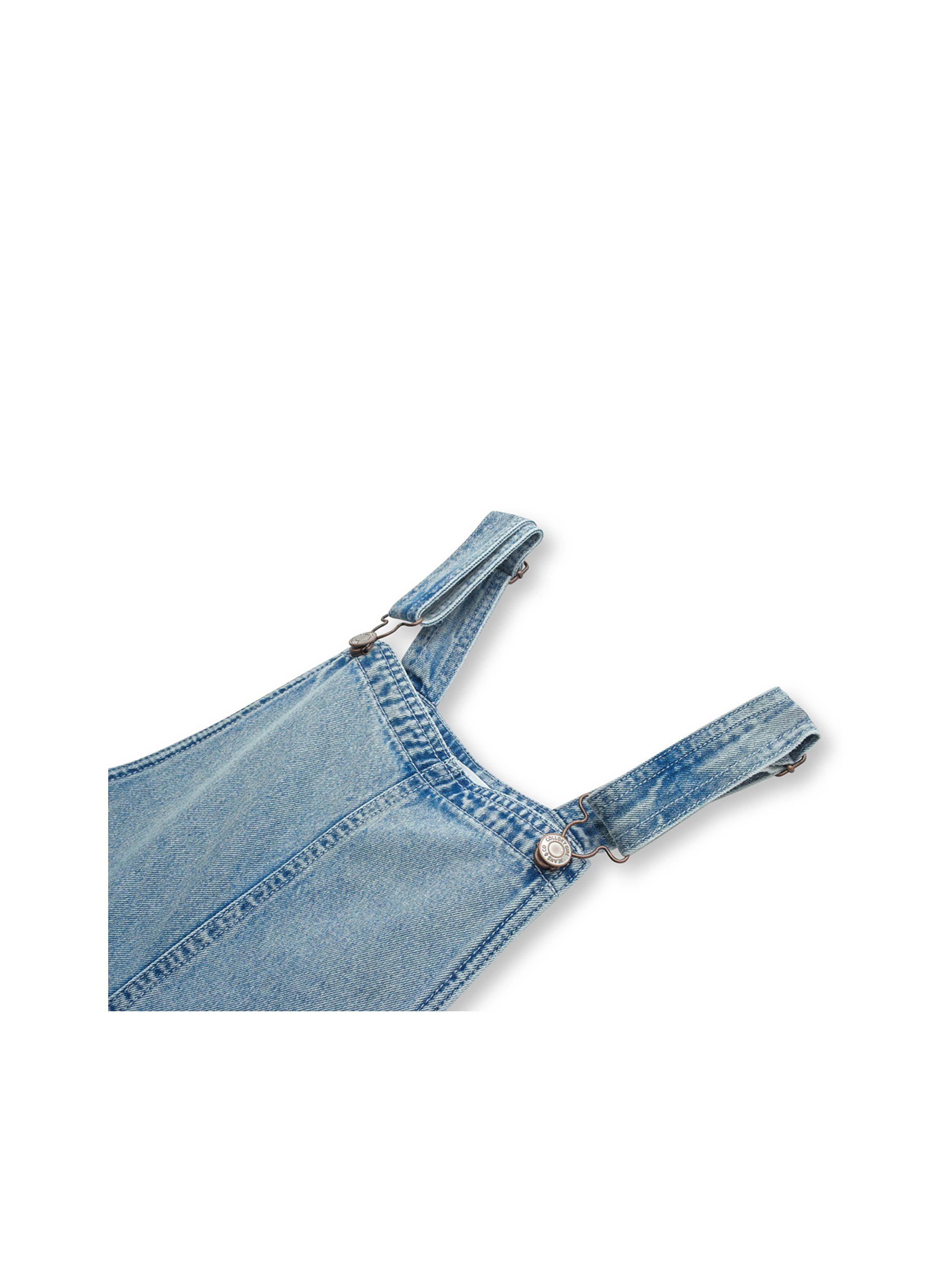 Jardinera Niña Azul Claro (2 A 12 Años) Colloky-2