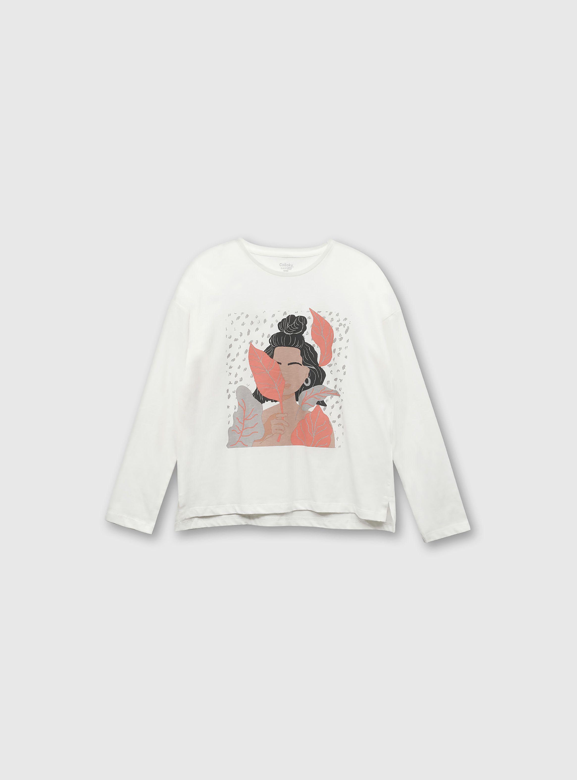 Polera Niña Blanco 55270 Colloky-0
