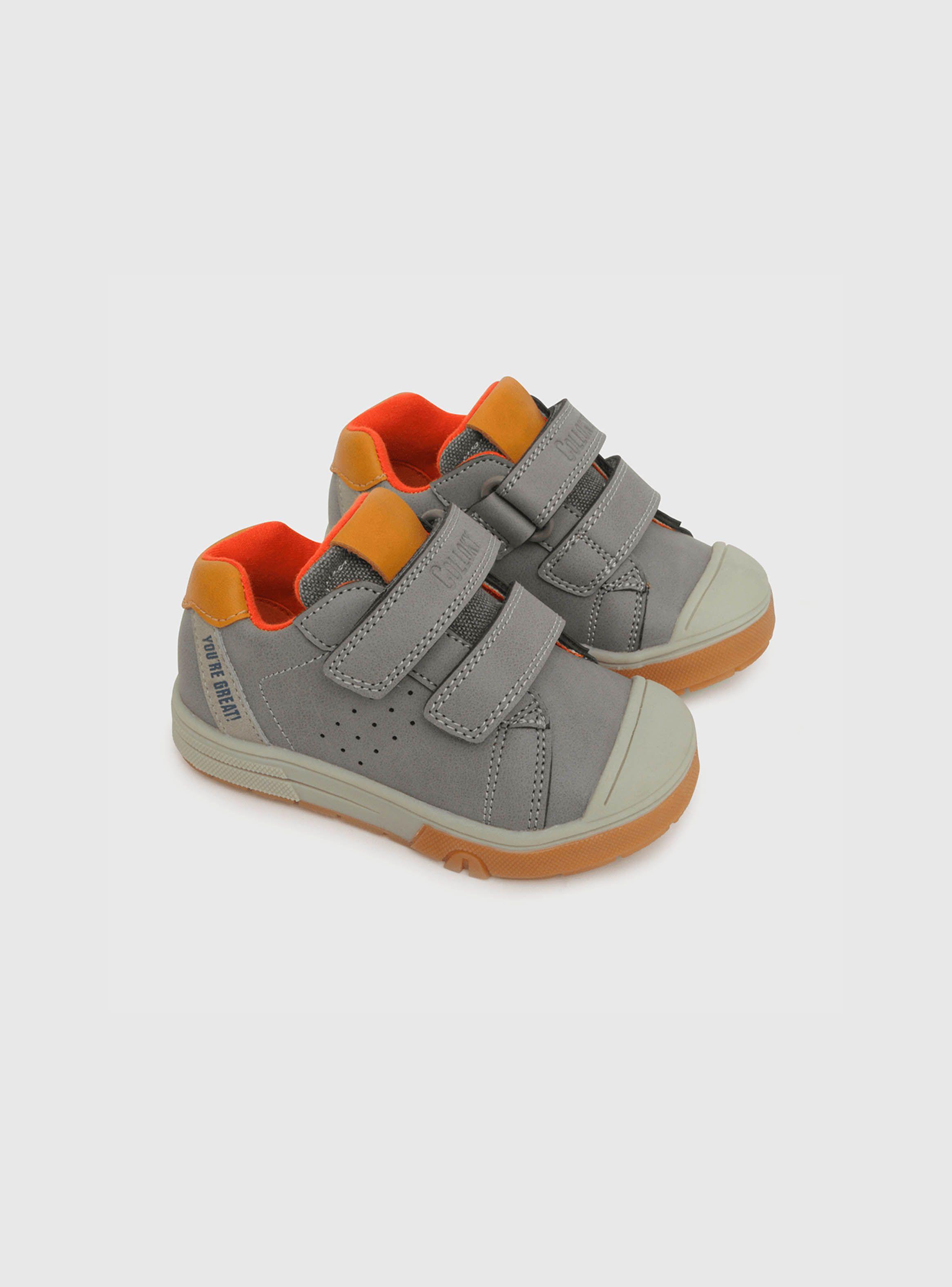 Zapato Niño Gris (21 A 27) Colloky-0