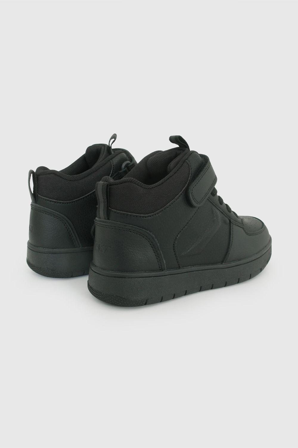 Zapatilla Escolar Negra 7254 Colloky-5