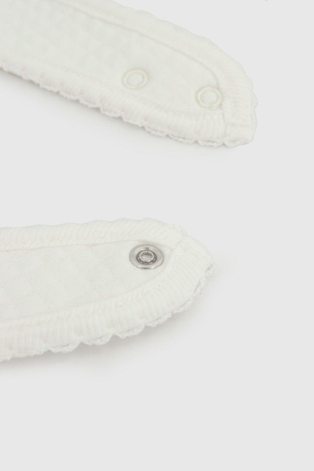 Babero Unisex Blanco 7956 Colloky-2