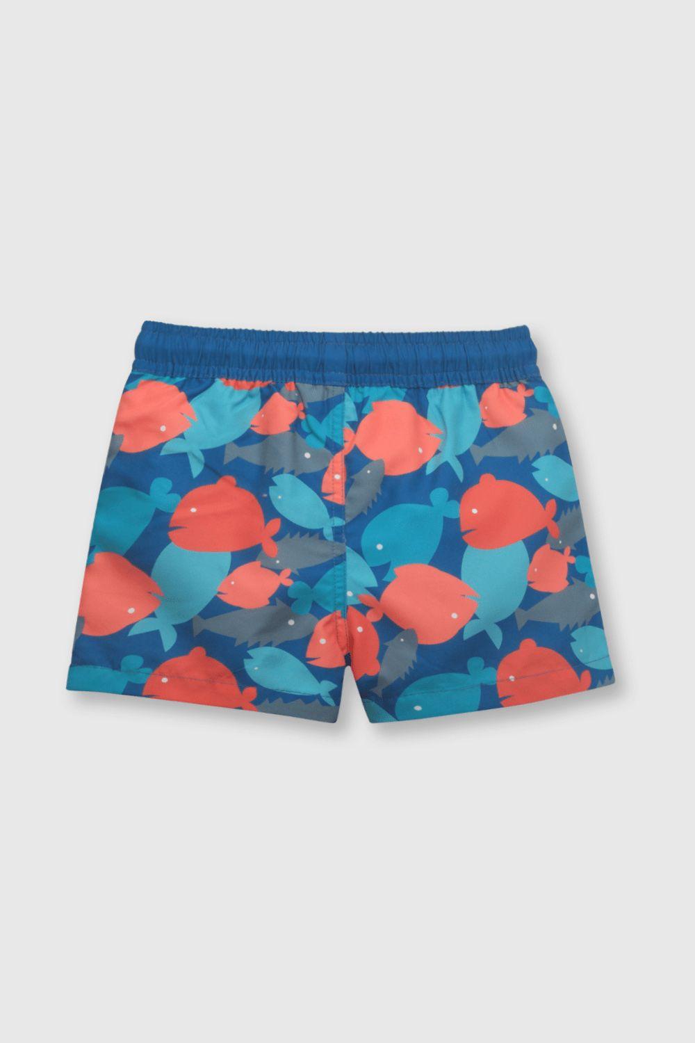 Traje de baño de bebé niño playa azulino (3 a 36 meses)-1