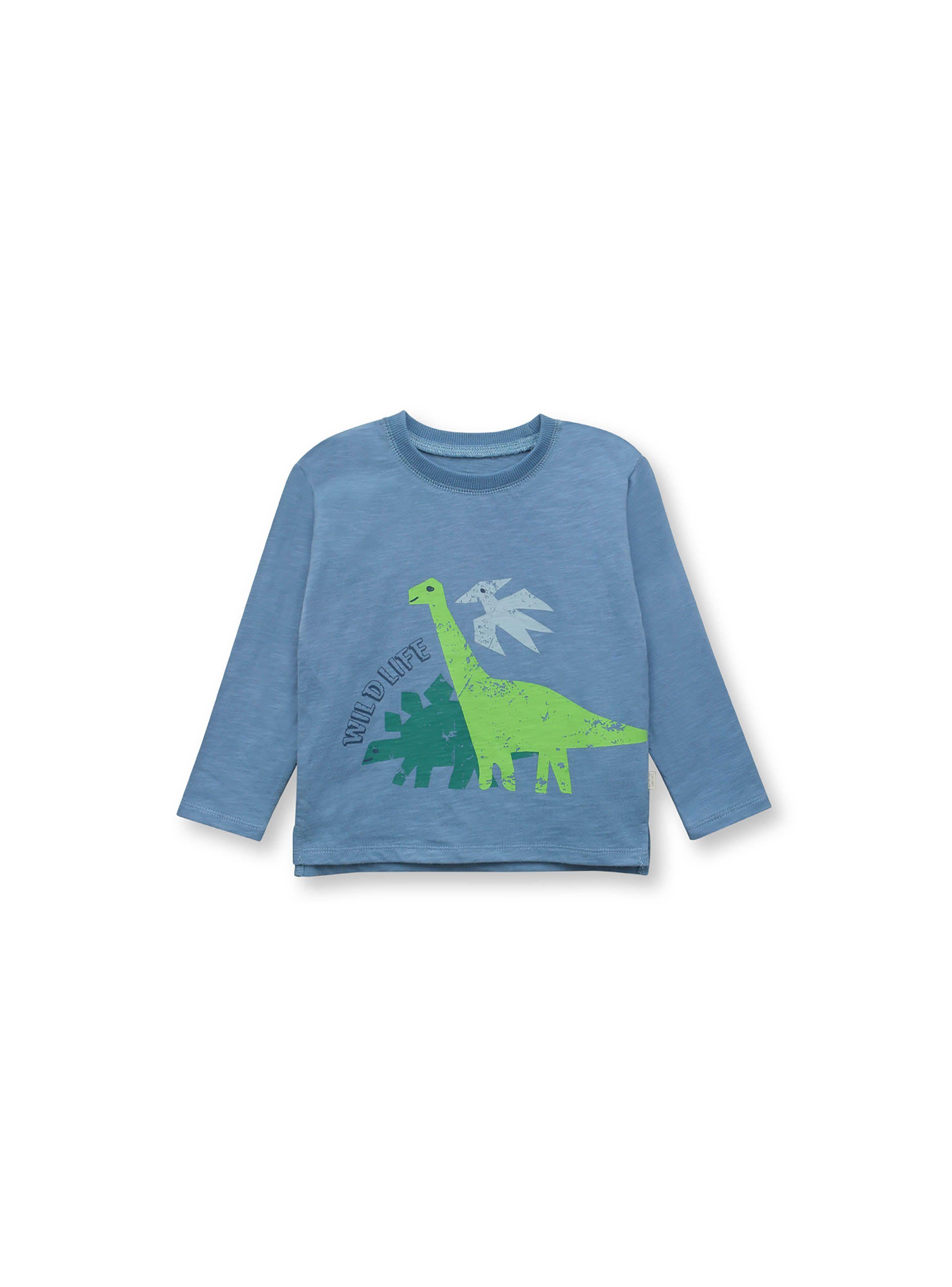Polera De Bebé Niño Dinosaurios Azul (3 A 36 Meses) Colloky-0