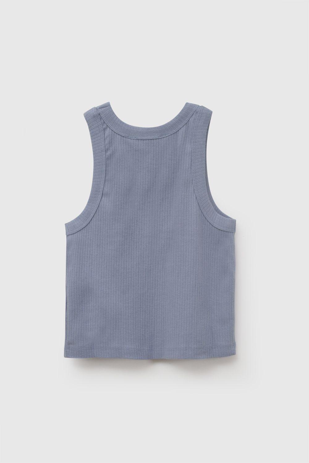 Polera Rib Celeste Niña 3-4A a 12-13A Colloky-2