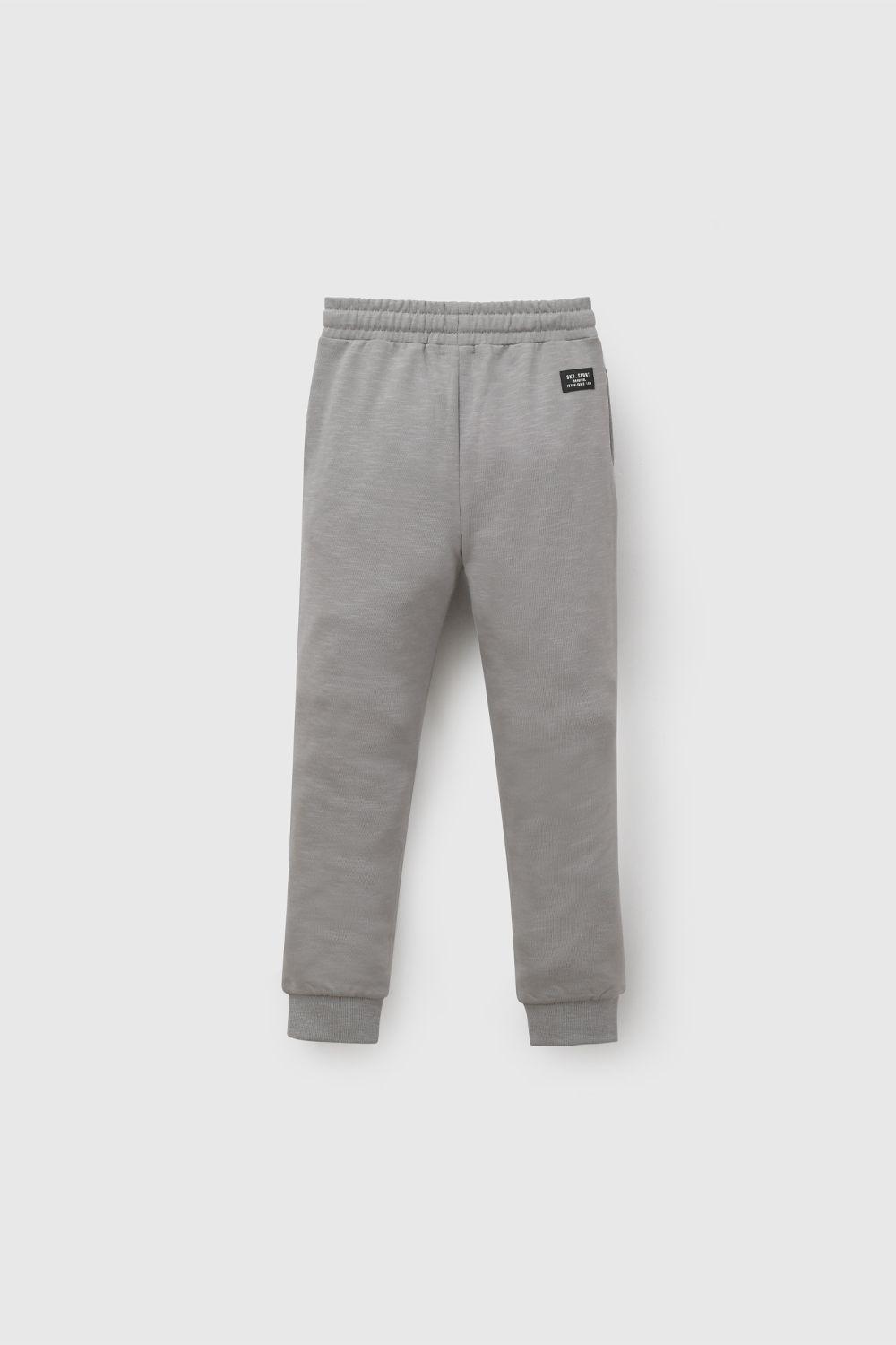 Pantalón Buzo Gris Niño 7580 Colloky-1