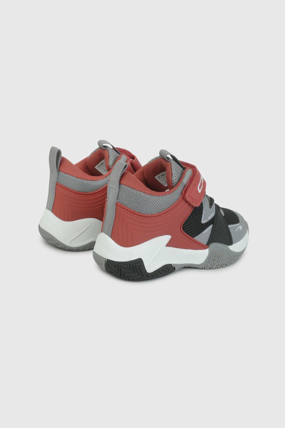 Zapatilla Deportiva Roja Caña Alta 48770301V26-4