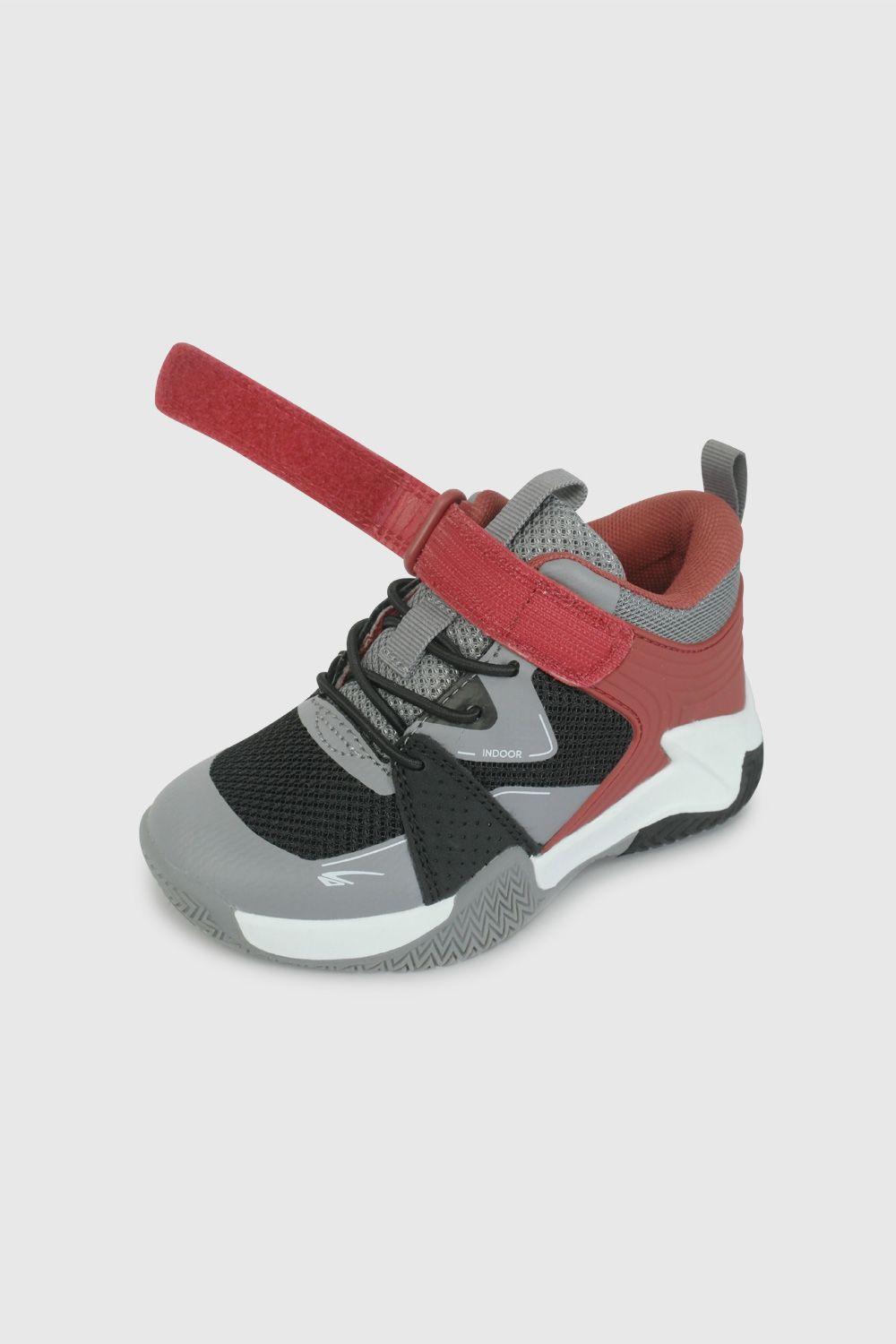 Zapatilla Deportiva Roja Caña Alta 48770301V26-5