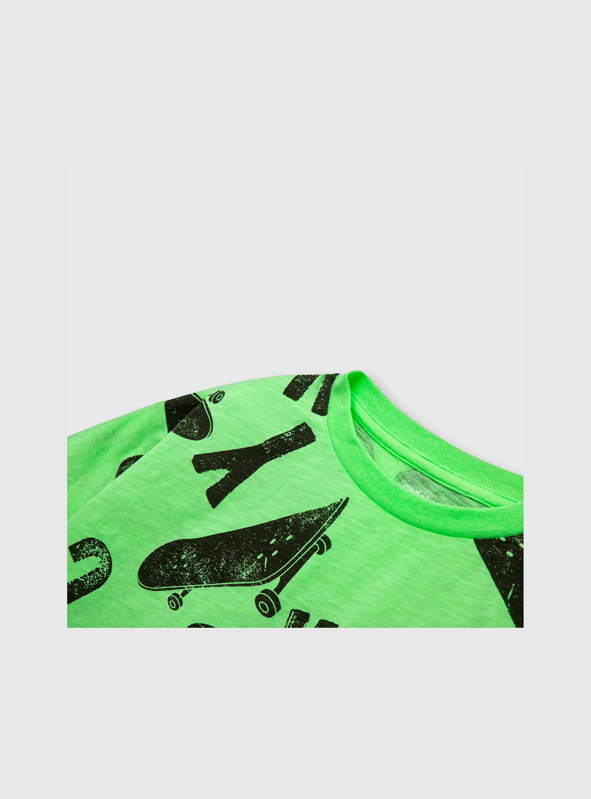 Polera De Niño Skate Amarillo (2 A 12 Años) Colloky-2