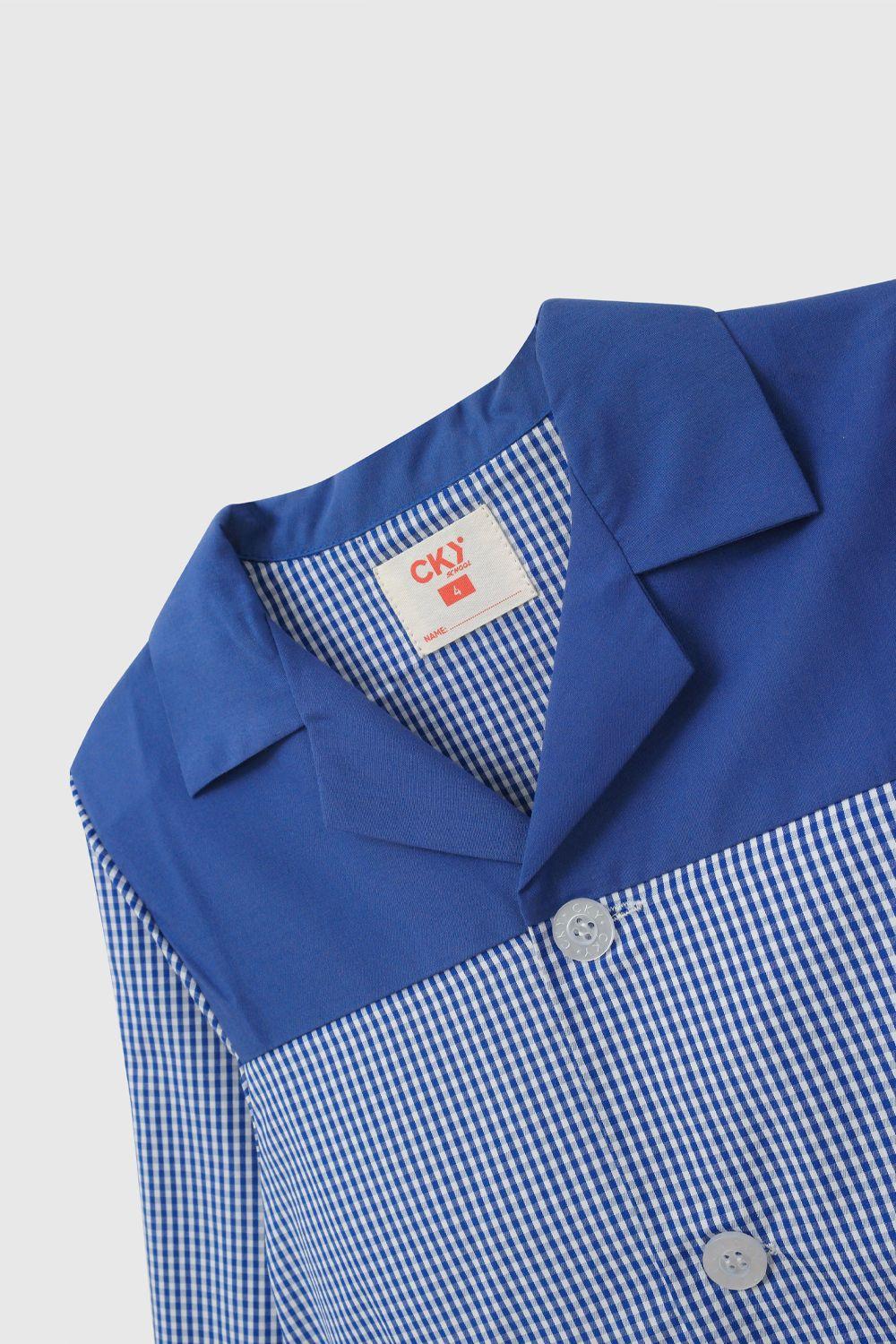 Delantal Escolar Azul Niño 7338 Colloky-2