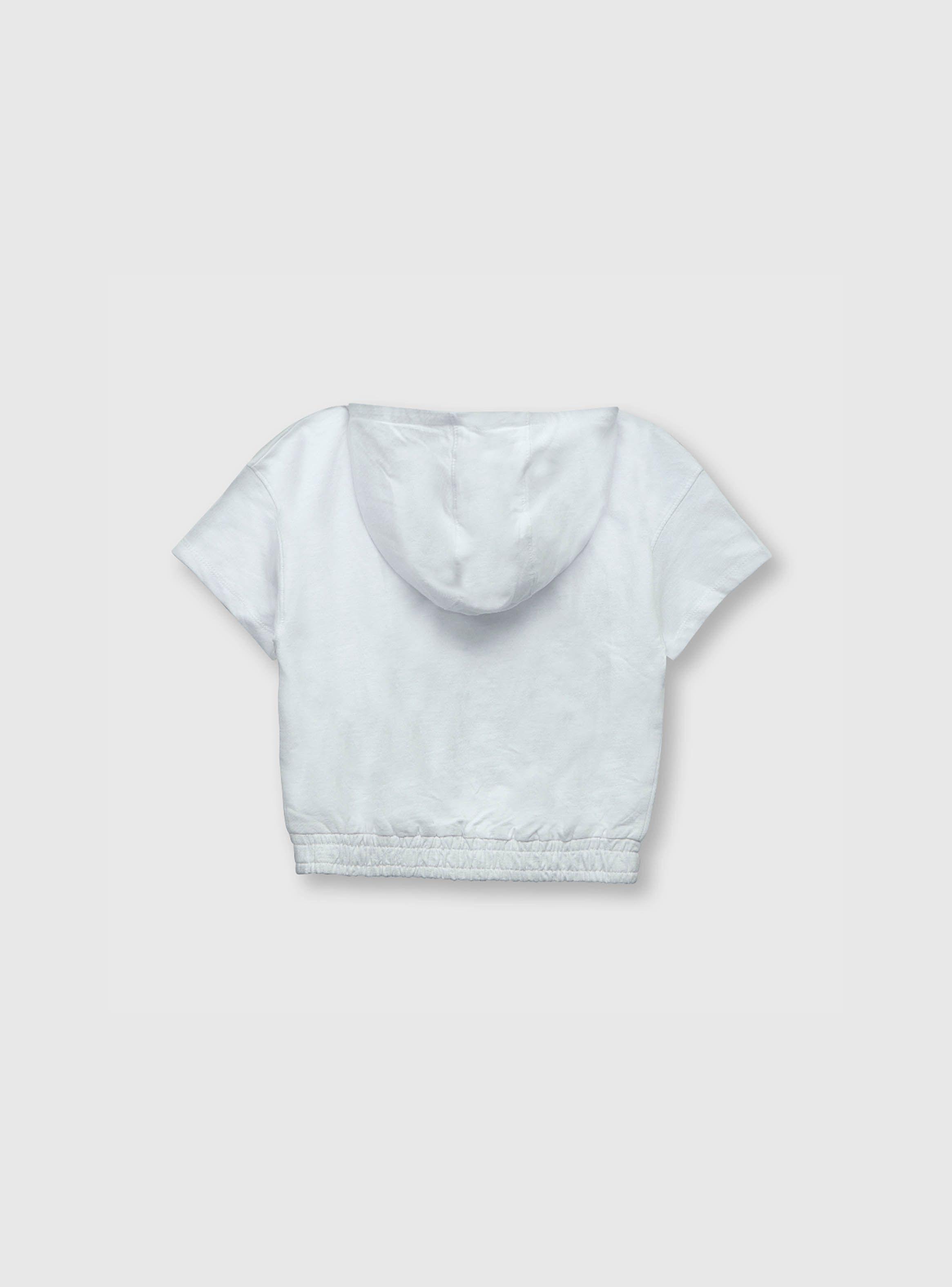 Polerón De Niña Deportivo Blanco (2 A 12 Años) Colloky-1