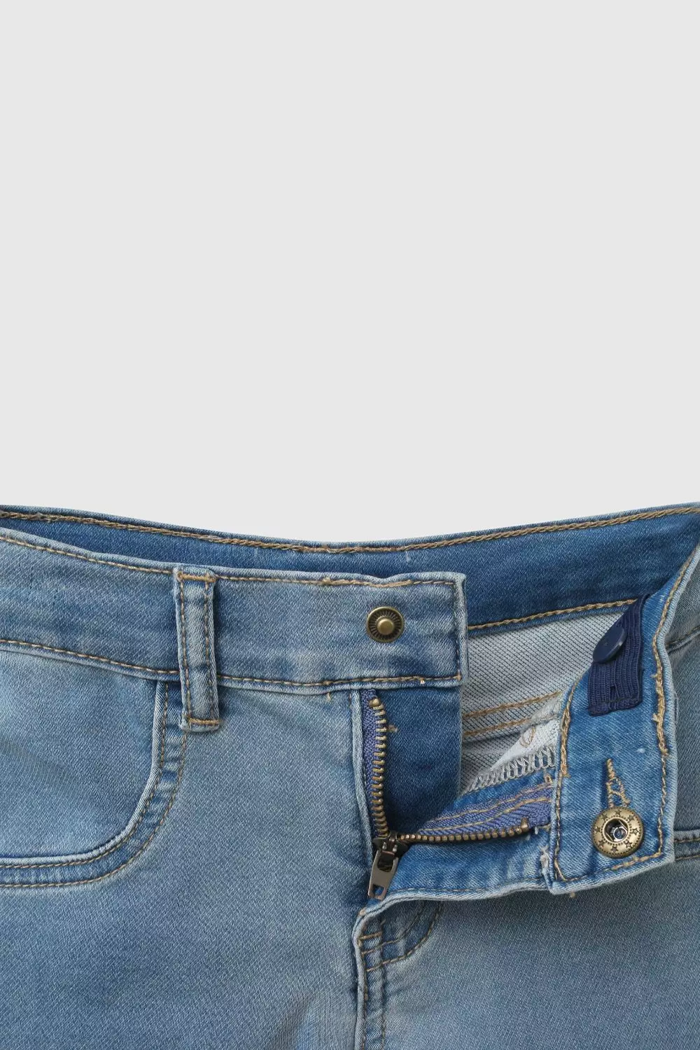 Bermuda Jeans Celeste Niño 6-9M a 4-5A Colloky-2