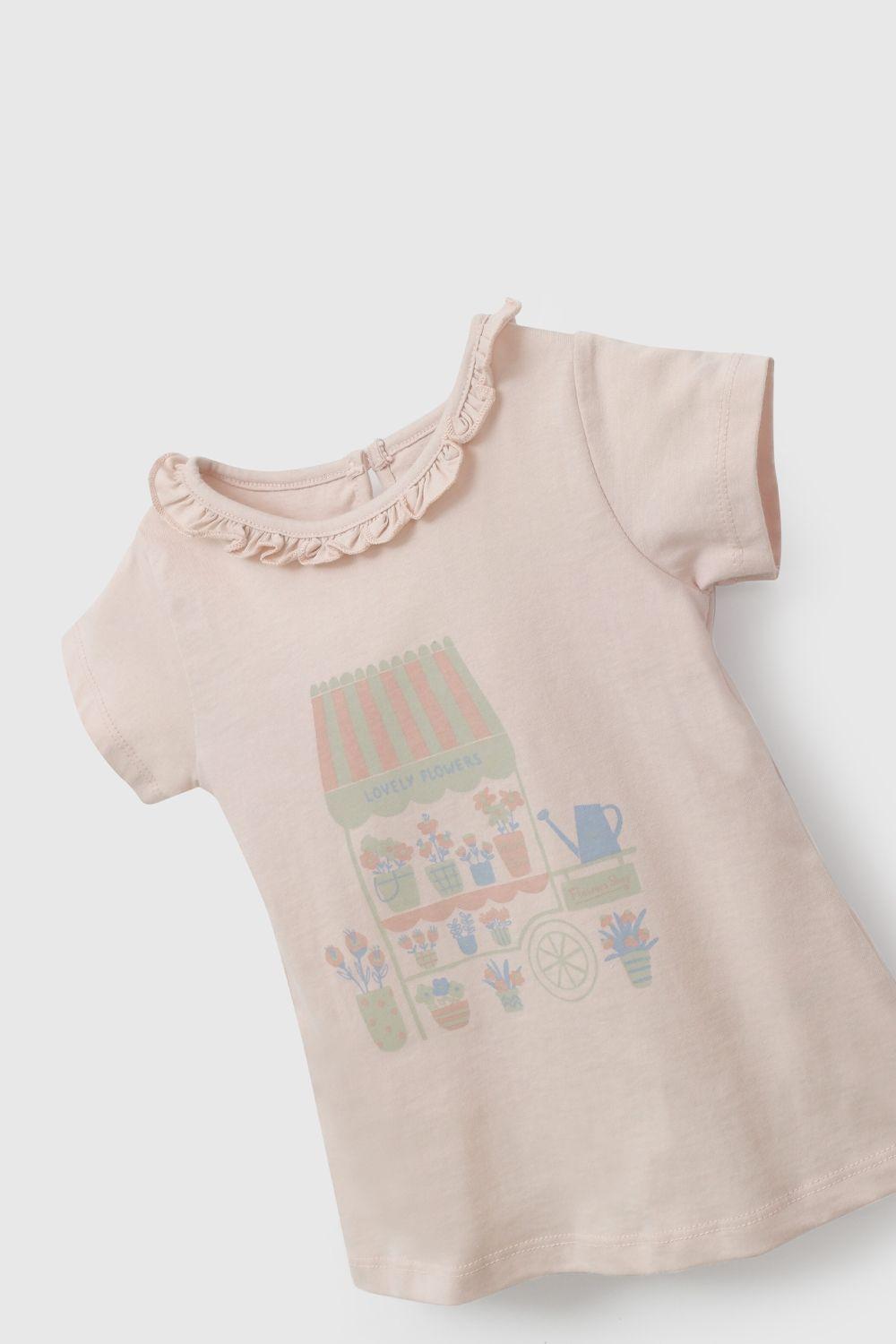 Polera Niña Rosado 58023 Colloky-2