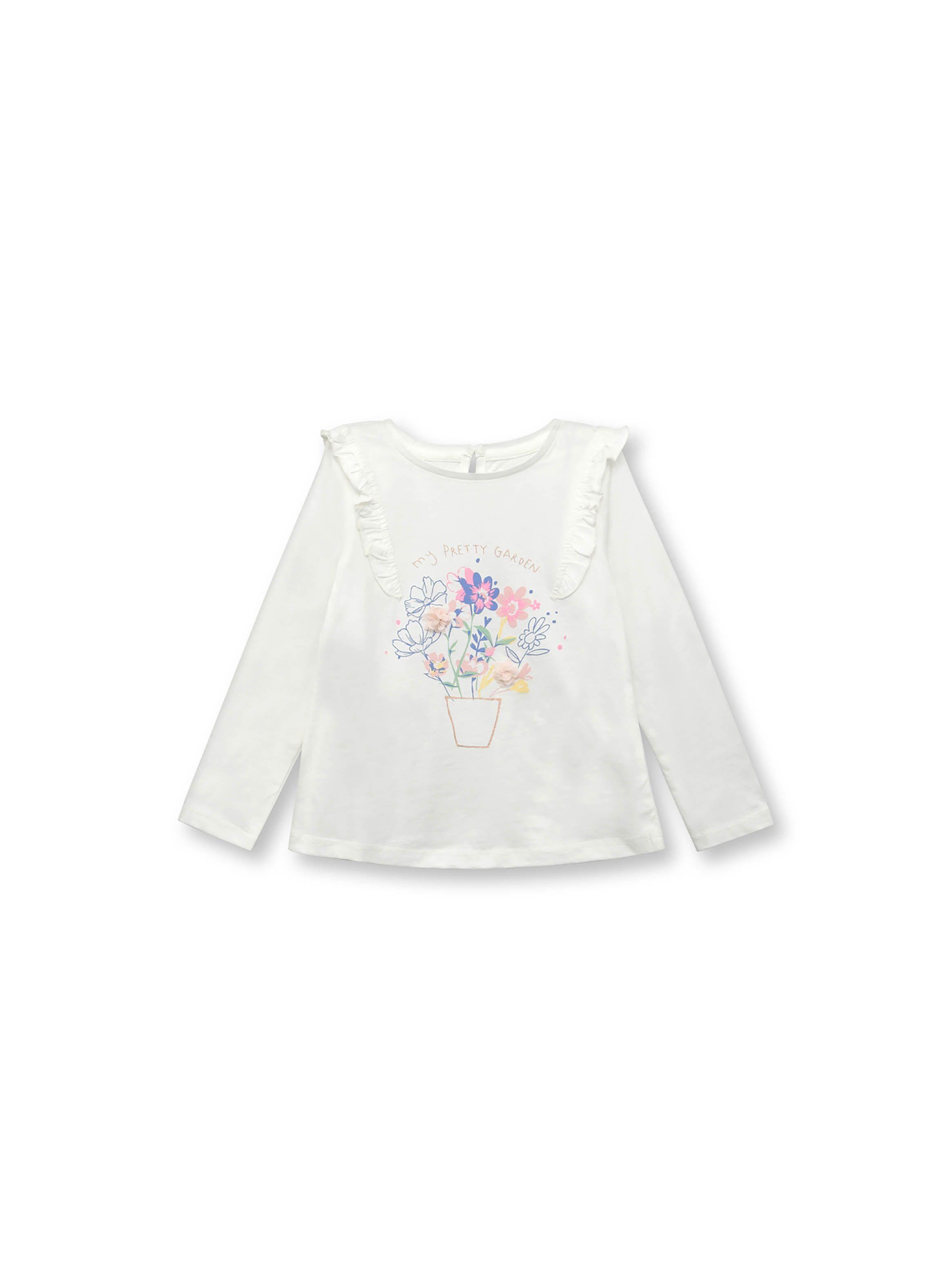 Polera De Bebés Flores Off White (3 A 36 Meses)-0