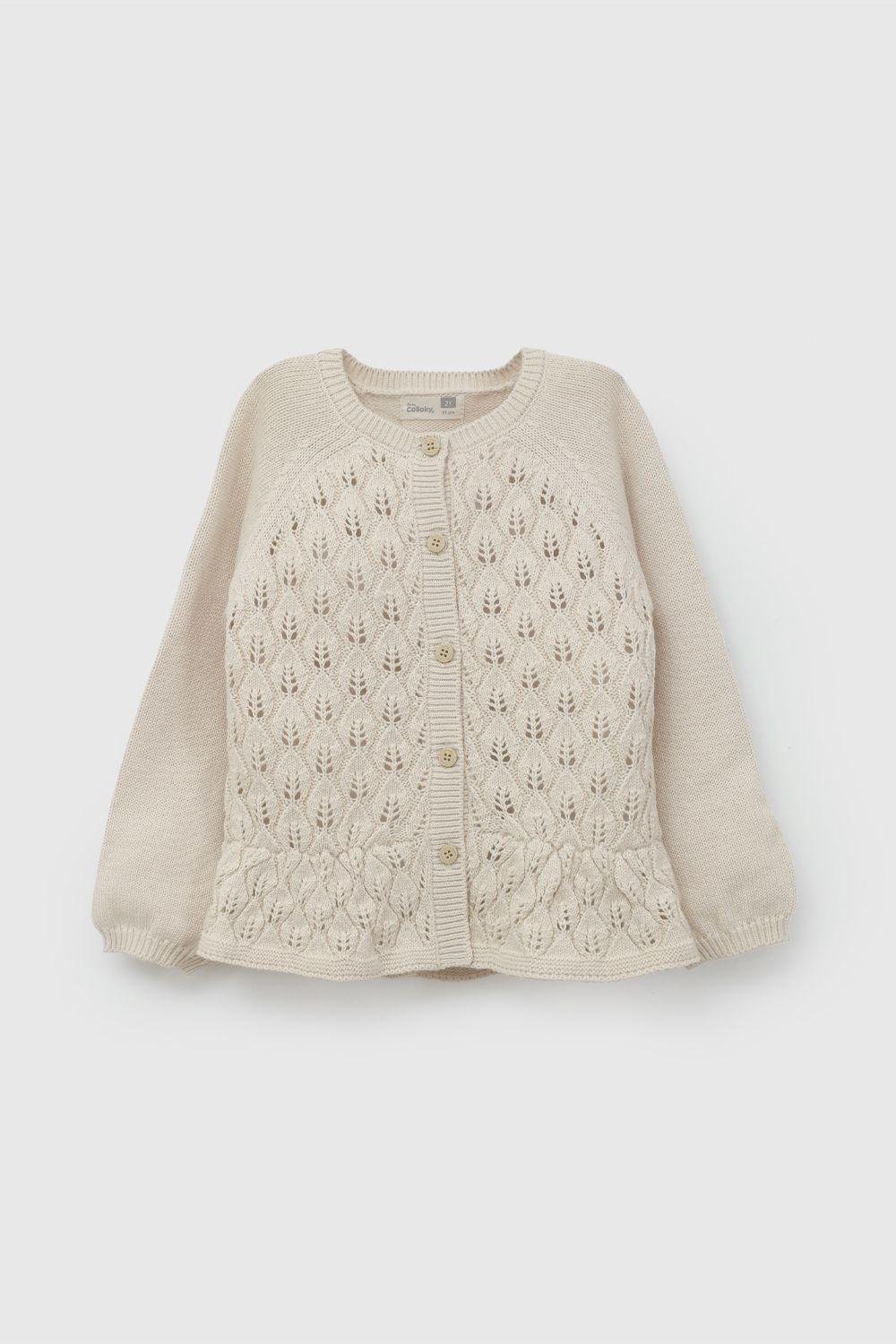Chaleco Niña Beige 57967 Colloky-0