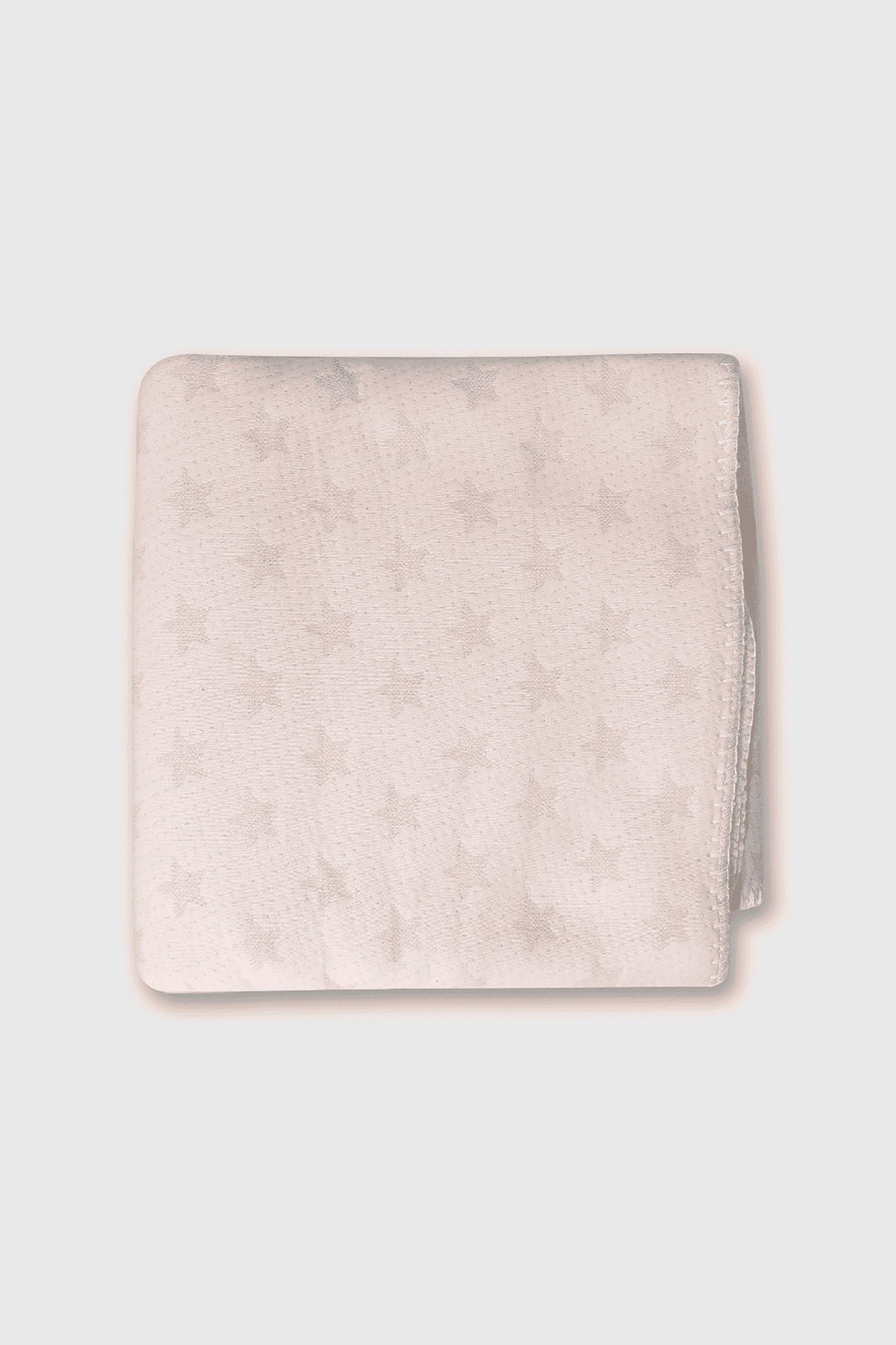 Manta Doble Capa con Forro Felpudo Beige de Bebé Unisex-2