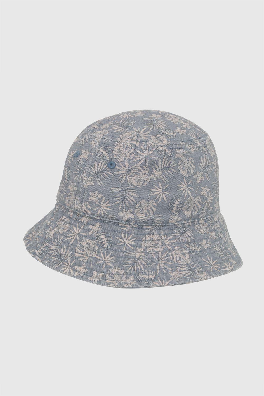 Sombrero algodón niño azul 2/4A - 10/12A-0