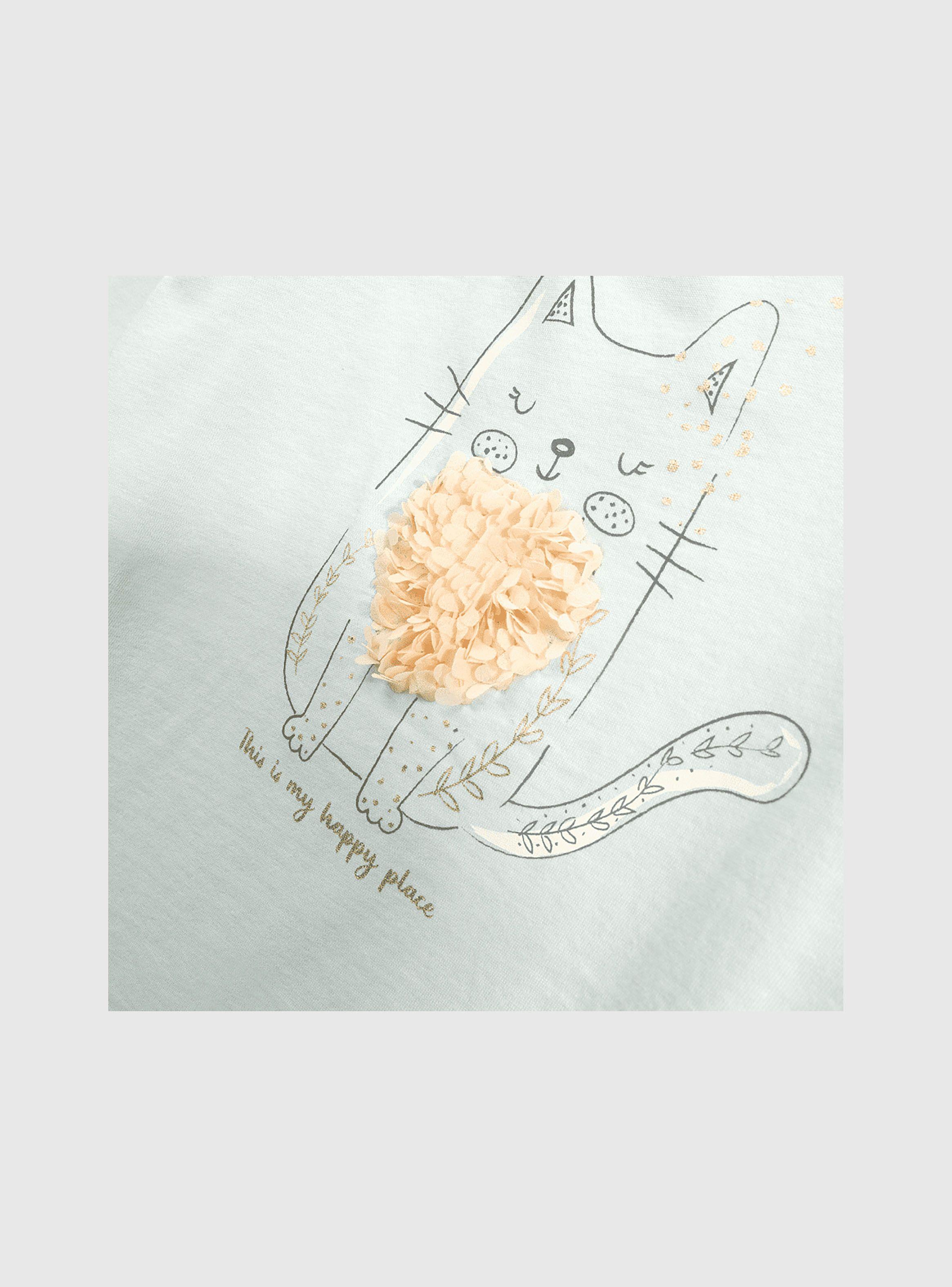 Polera Niña Verde 53040 Colloky-2