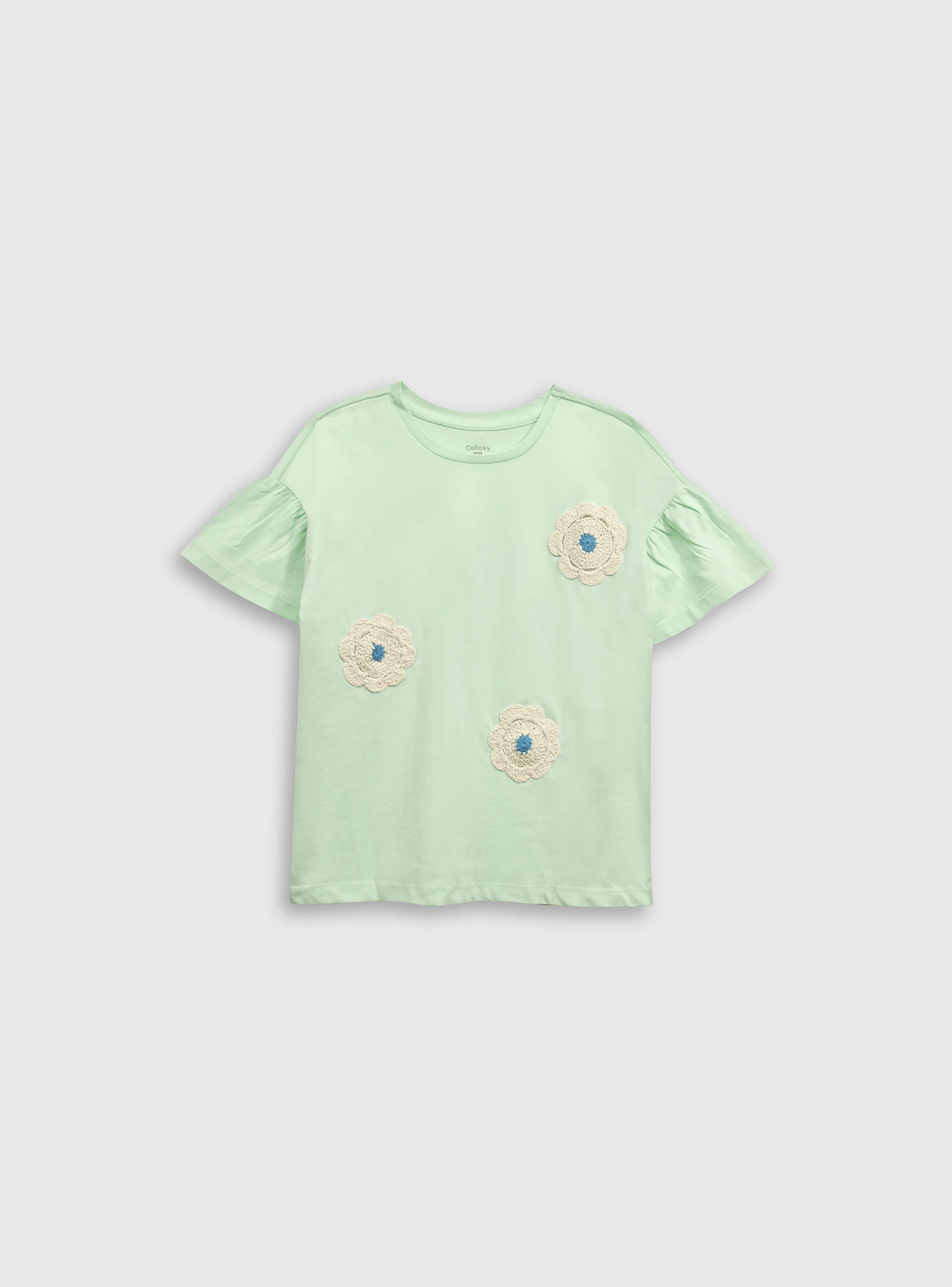 Polera Niña Verde 54857 Colloky-0