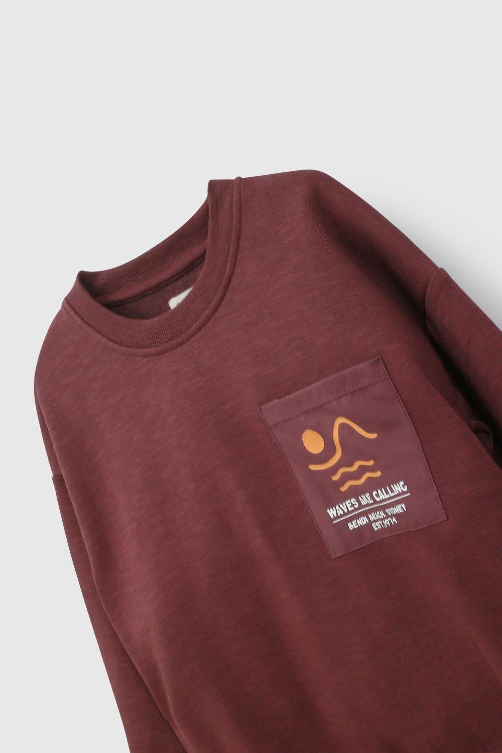 Polerón Rojo Niño 7352 Colloky-3