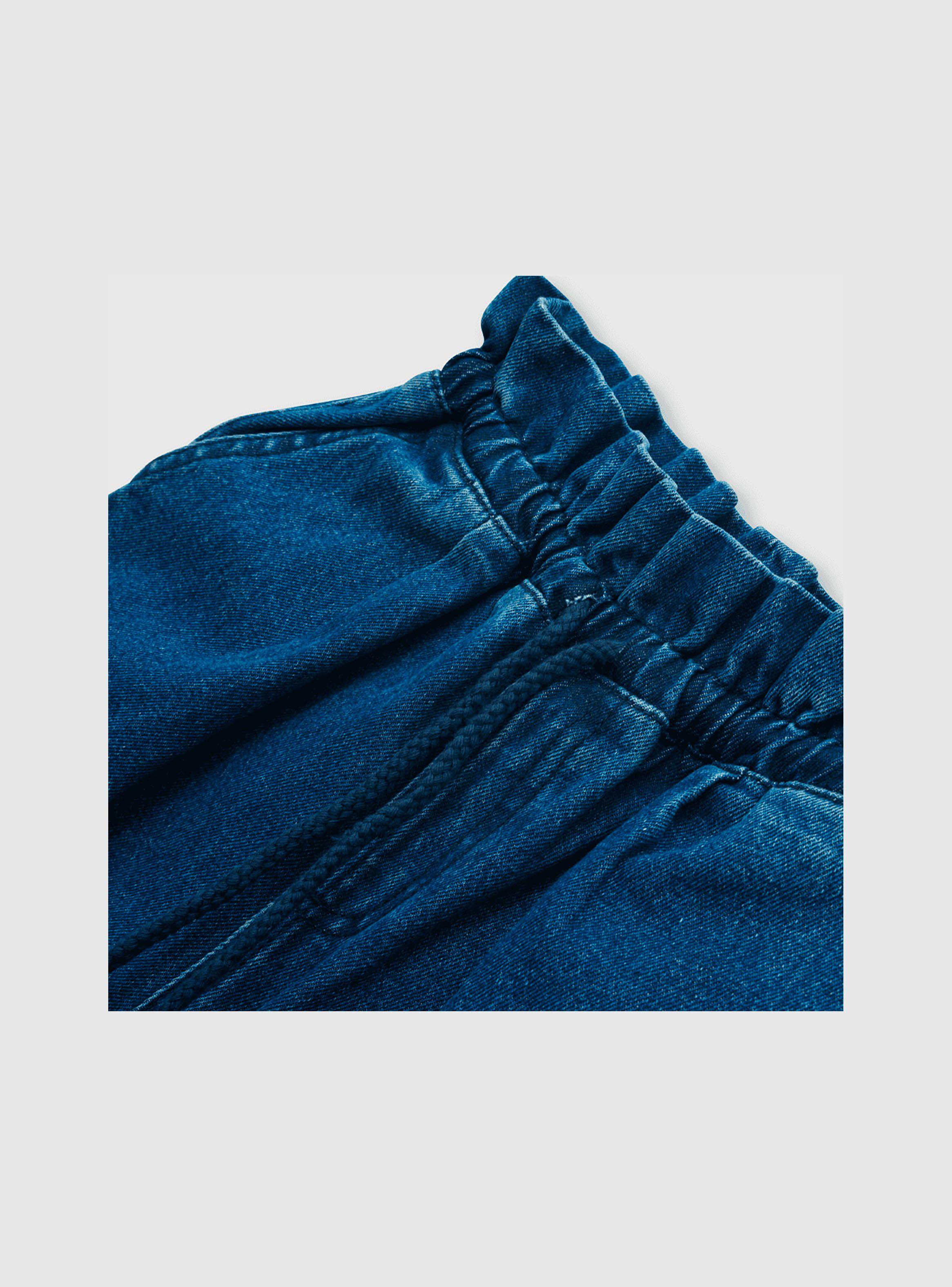Jeans De Niña Jogger Azul (2 A 12 Años) Colloky-2