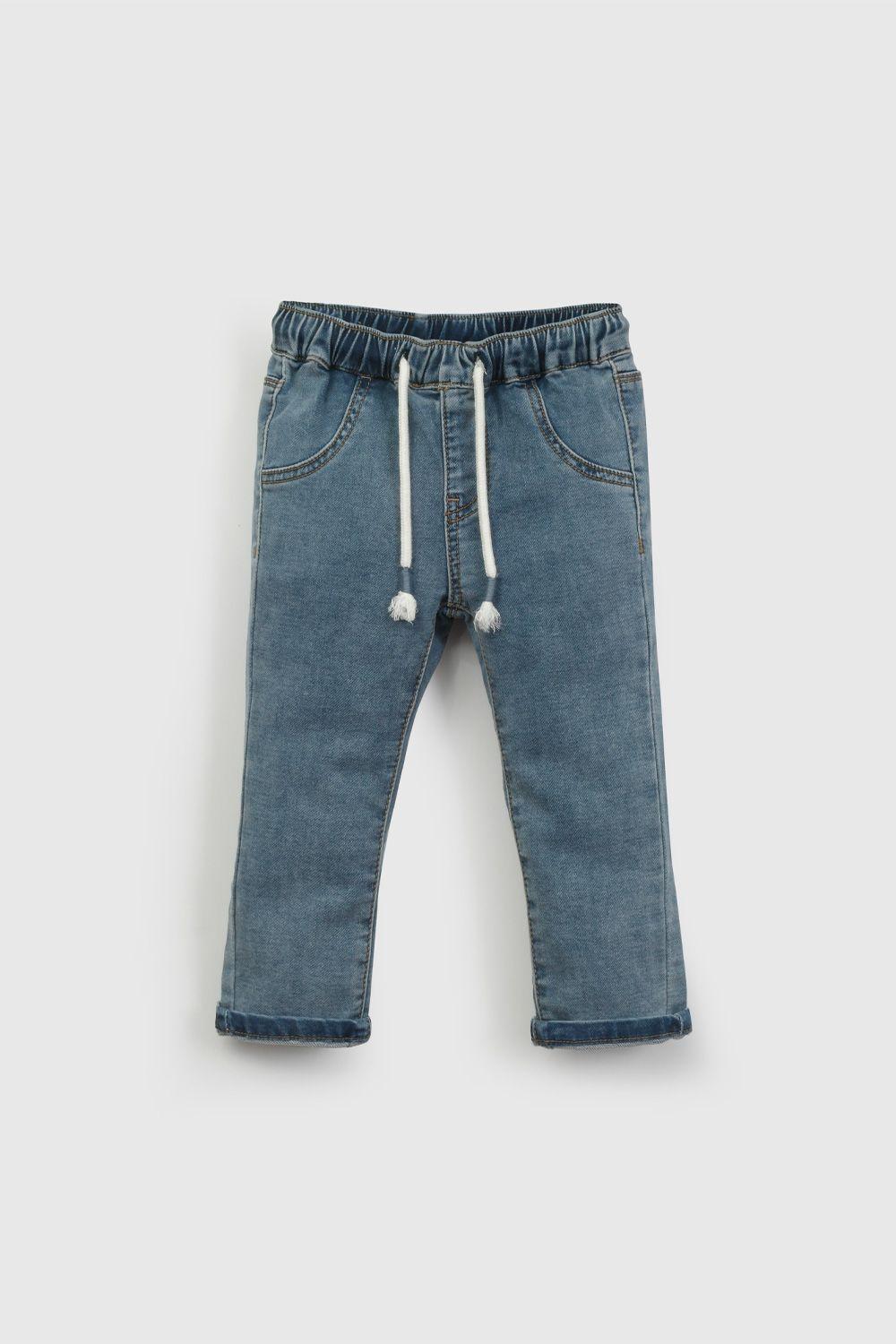 Jeans Azul Elasticado De Niño JEPO0351V26-0