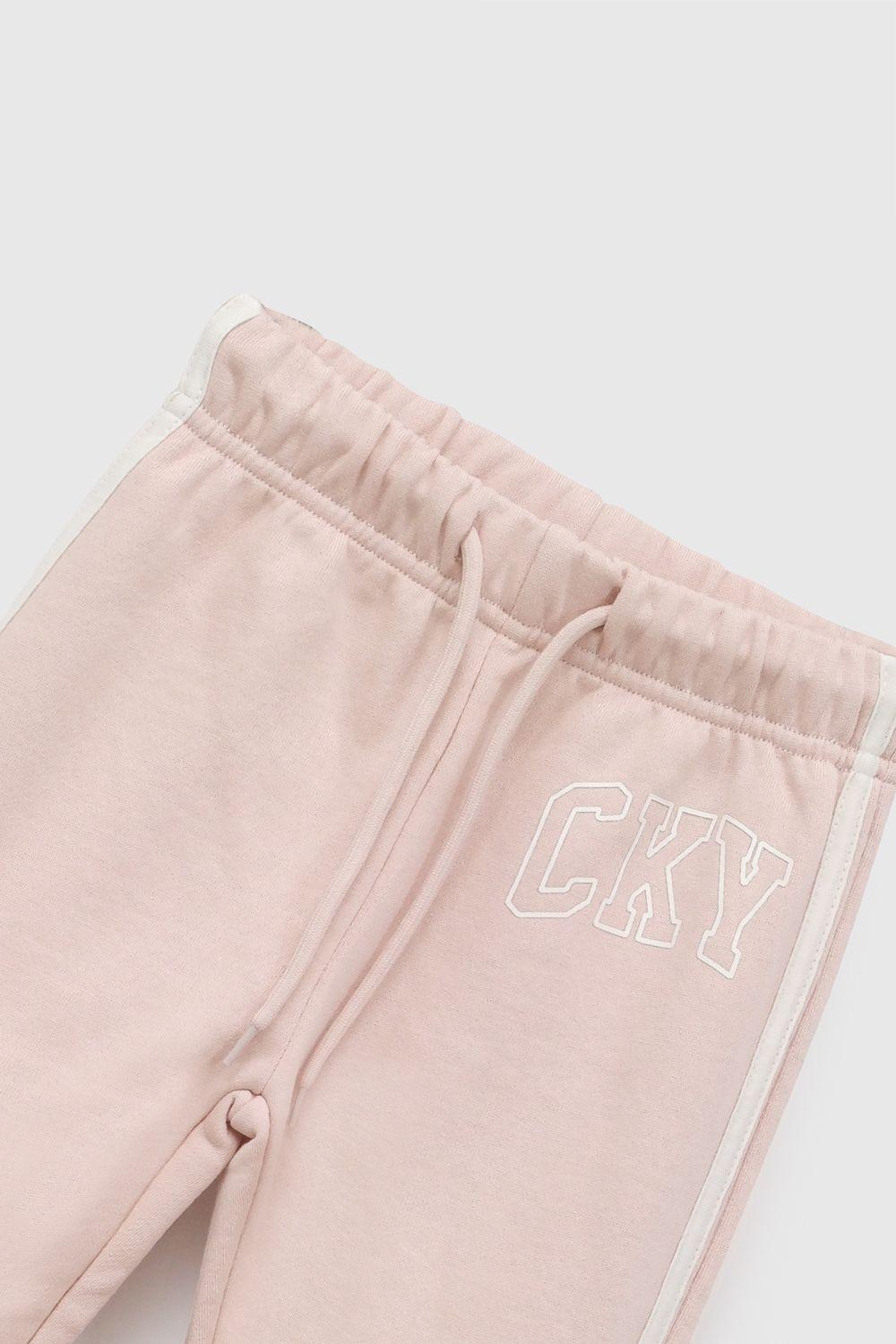 Pantalon Buzo CKY Rosa Viejo Niña 6-9M a 4-5A Colloky-2
