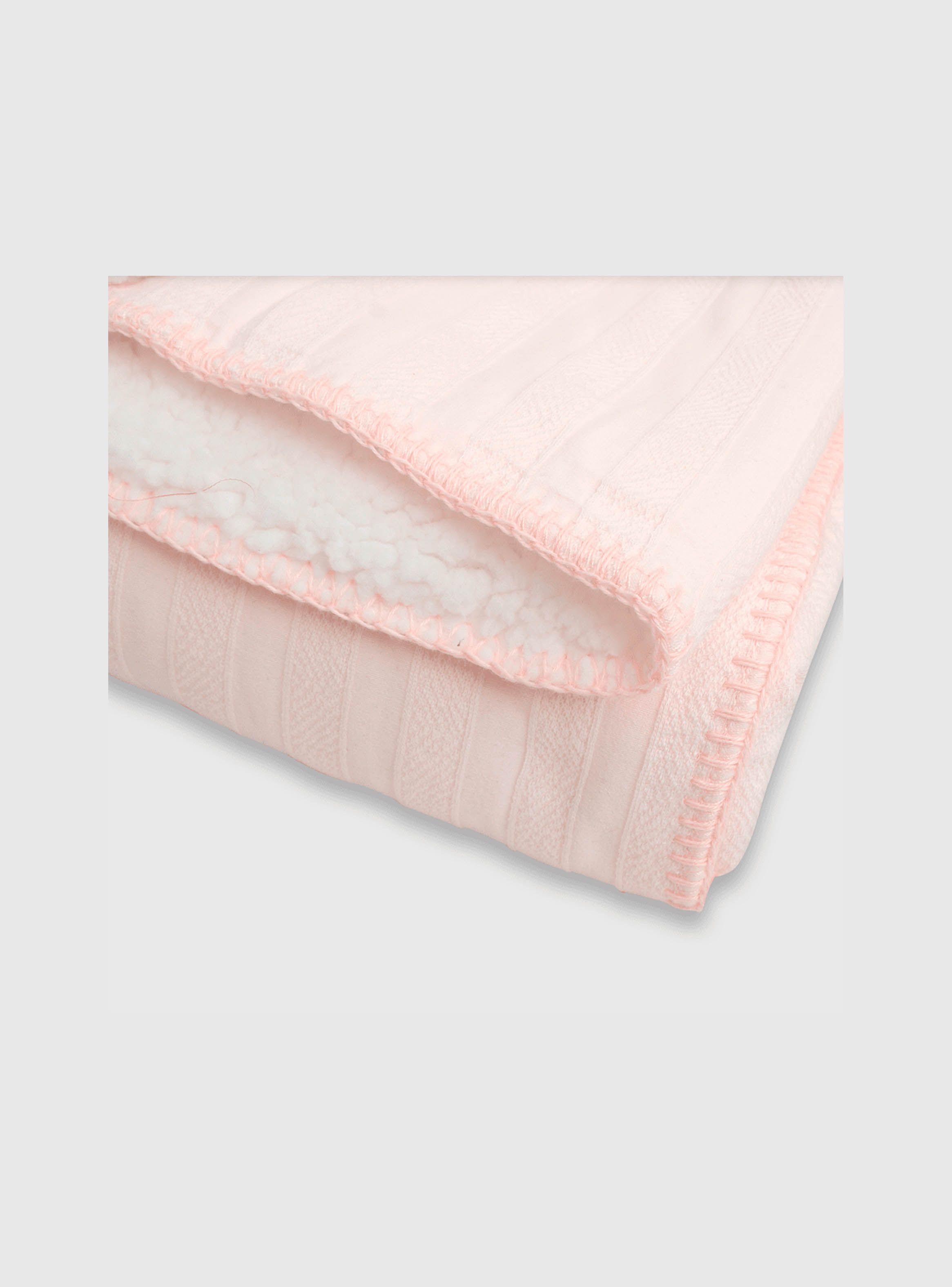 Manta De Bebé Niña 90 X 73 Cm Rosado (Talla Única) Colloky-2