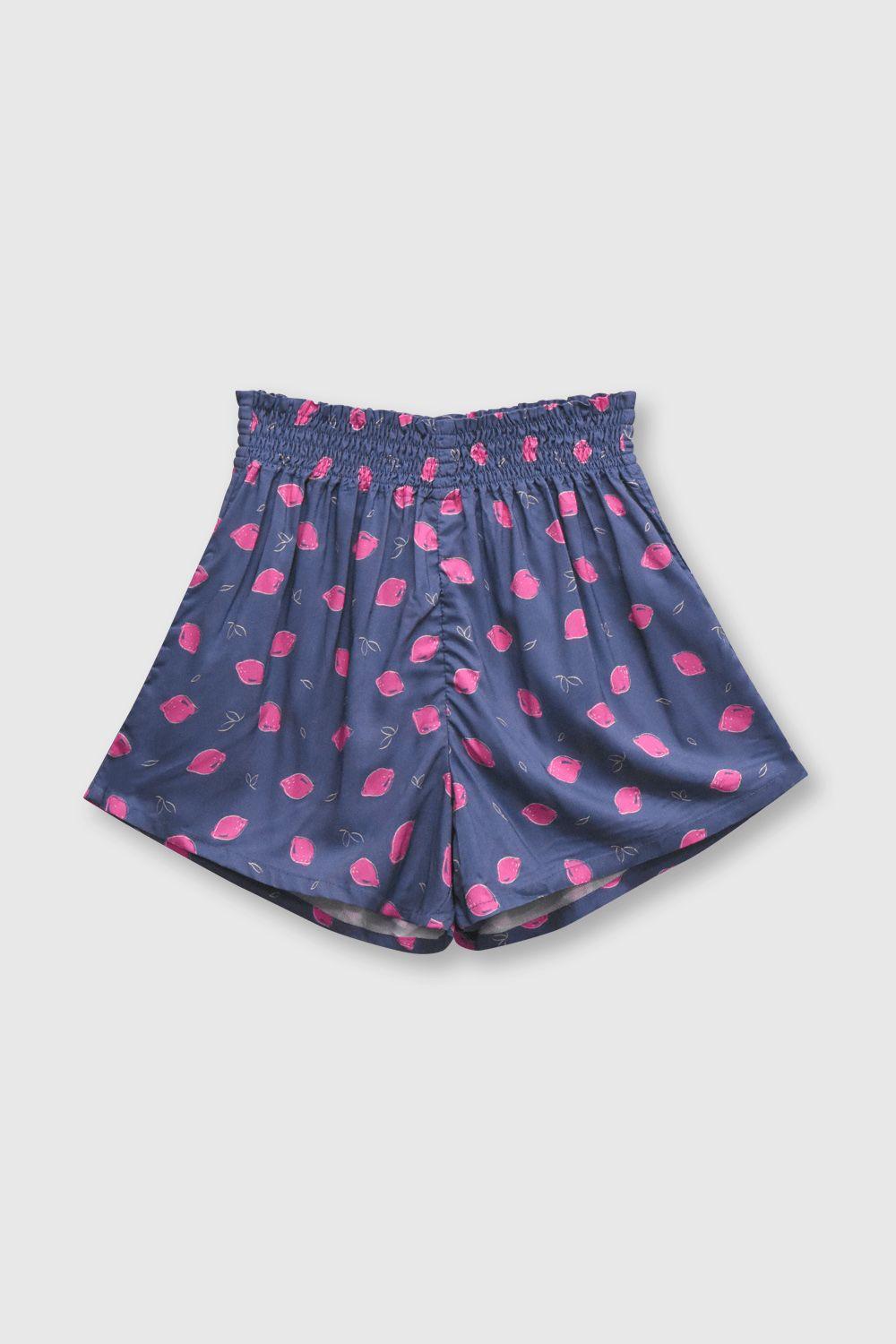 Short de niña relajado denim (2 a 12 años)-0
