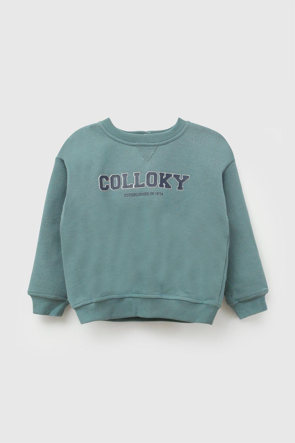 Poleron Colloky Verde Niño 6-9M a 4-5A-0