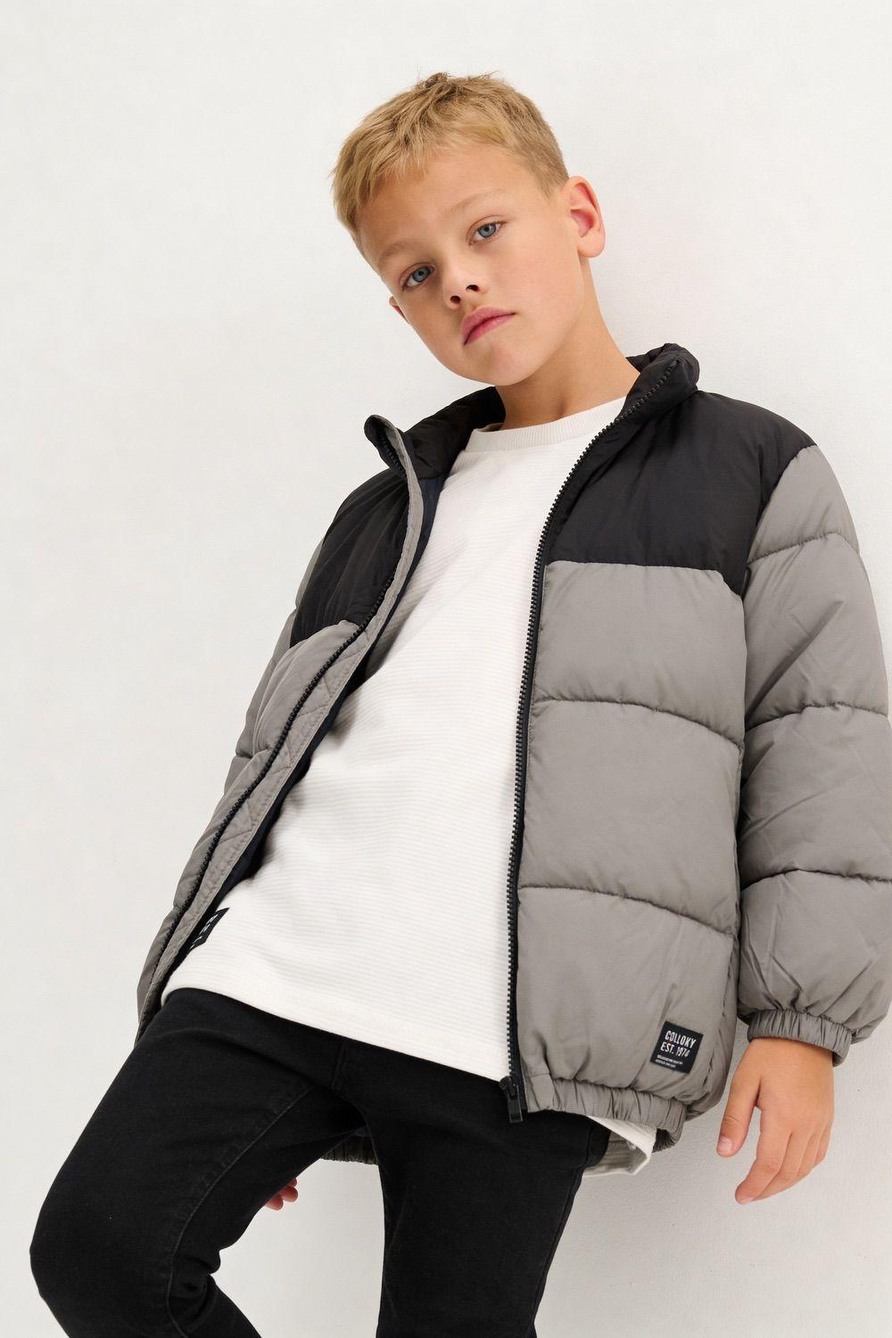 Parka Niño Negro 8165 Colloky-1