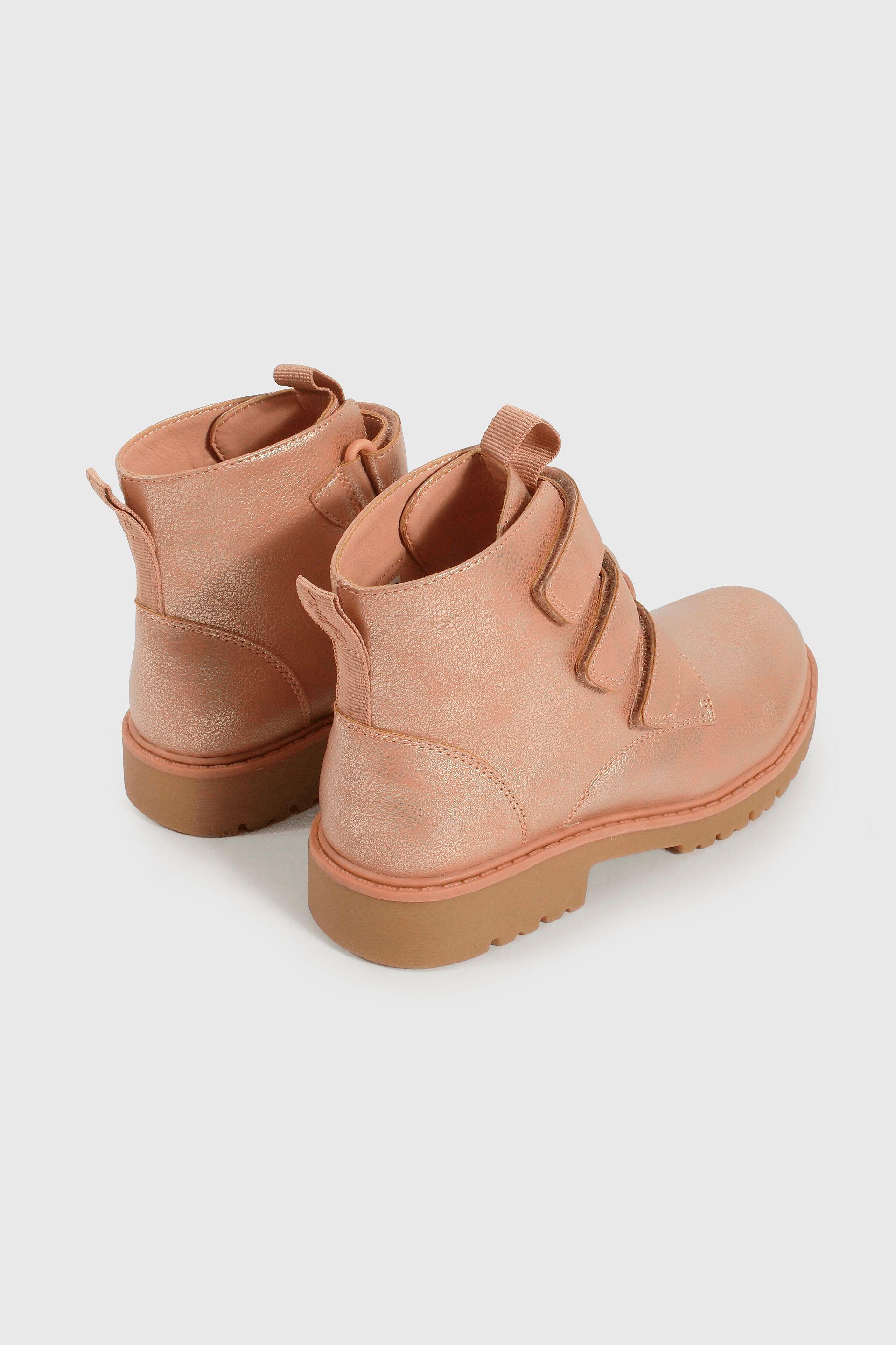 Bootie de Niña Rosado Caña Media Capellada-4