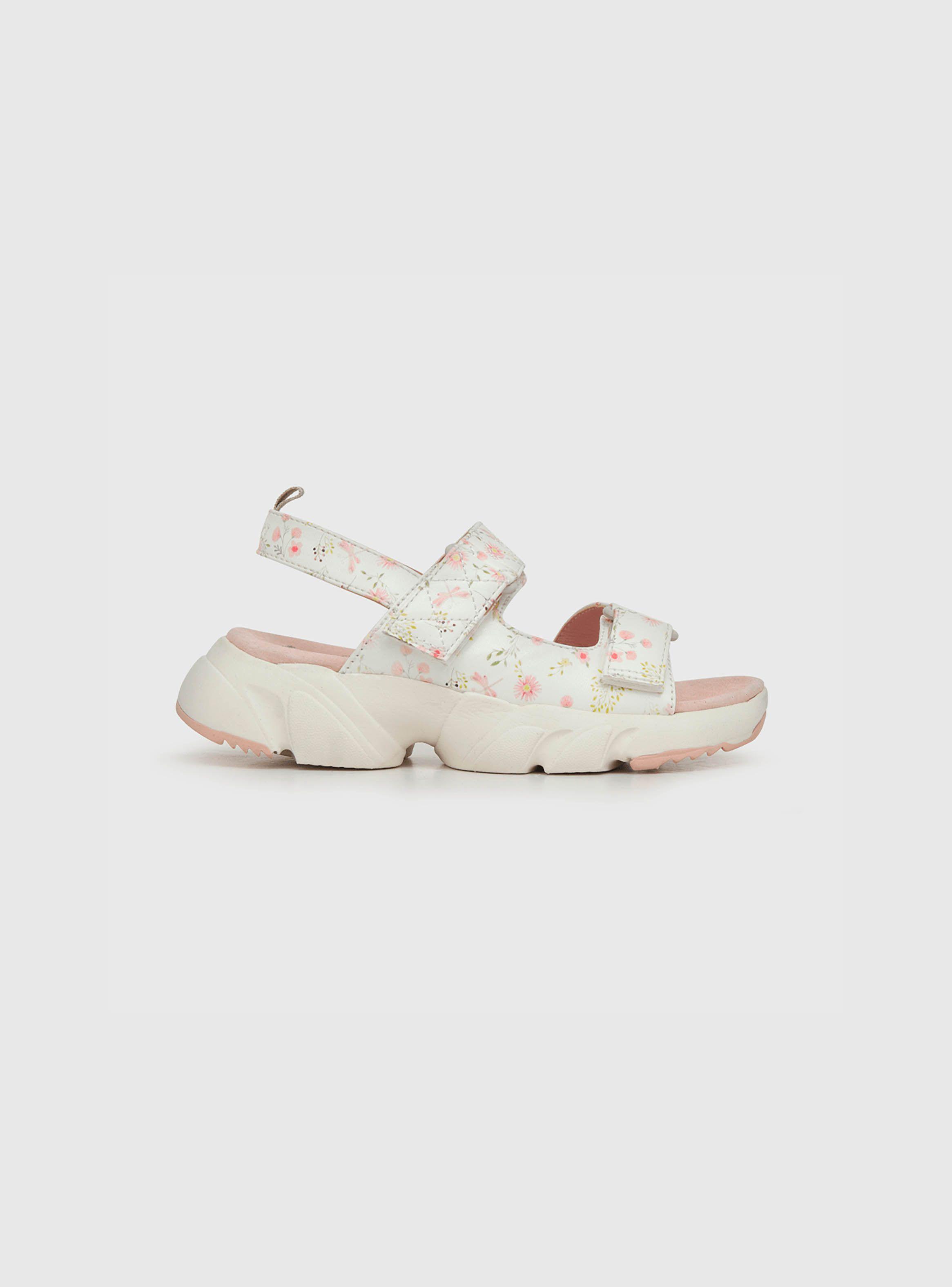 Sandalia Niña Hebilla Velcro Blanco (28 A 36) Colloky-1