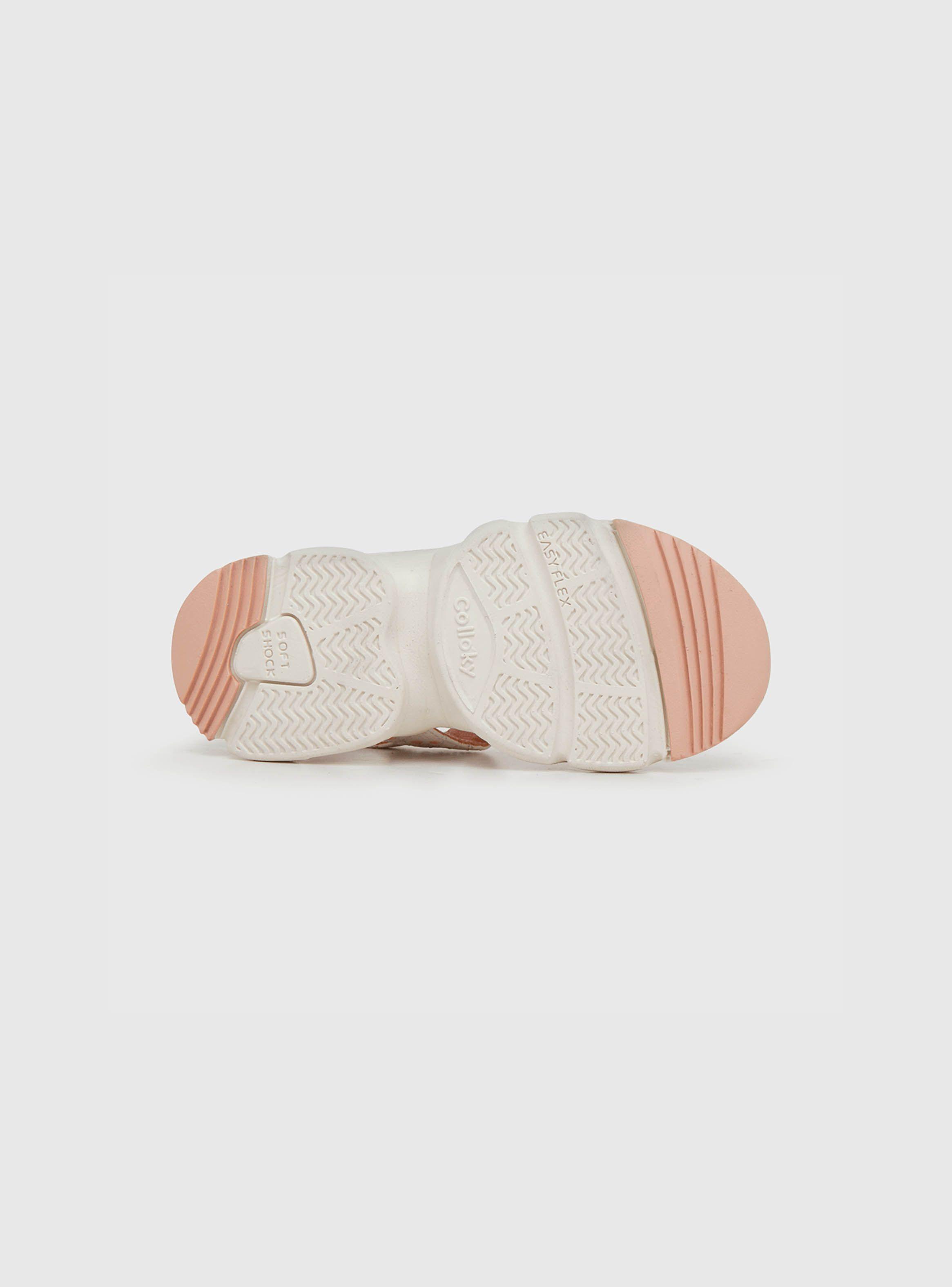 Sandalia Niña Hebilla Velcro Blanco (28 A 36) Colloky-2