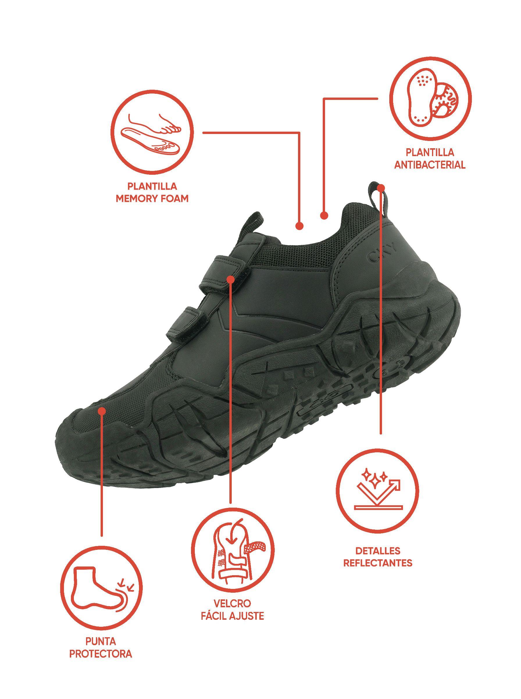 Zapato Escolar Negro 7273 Colloky-3