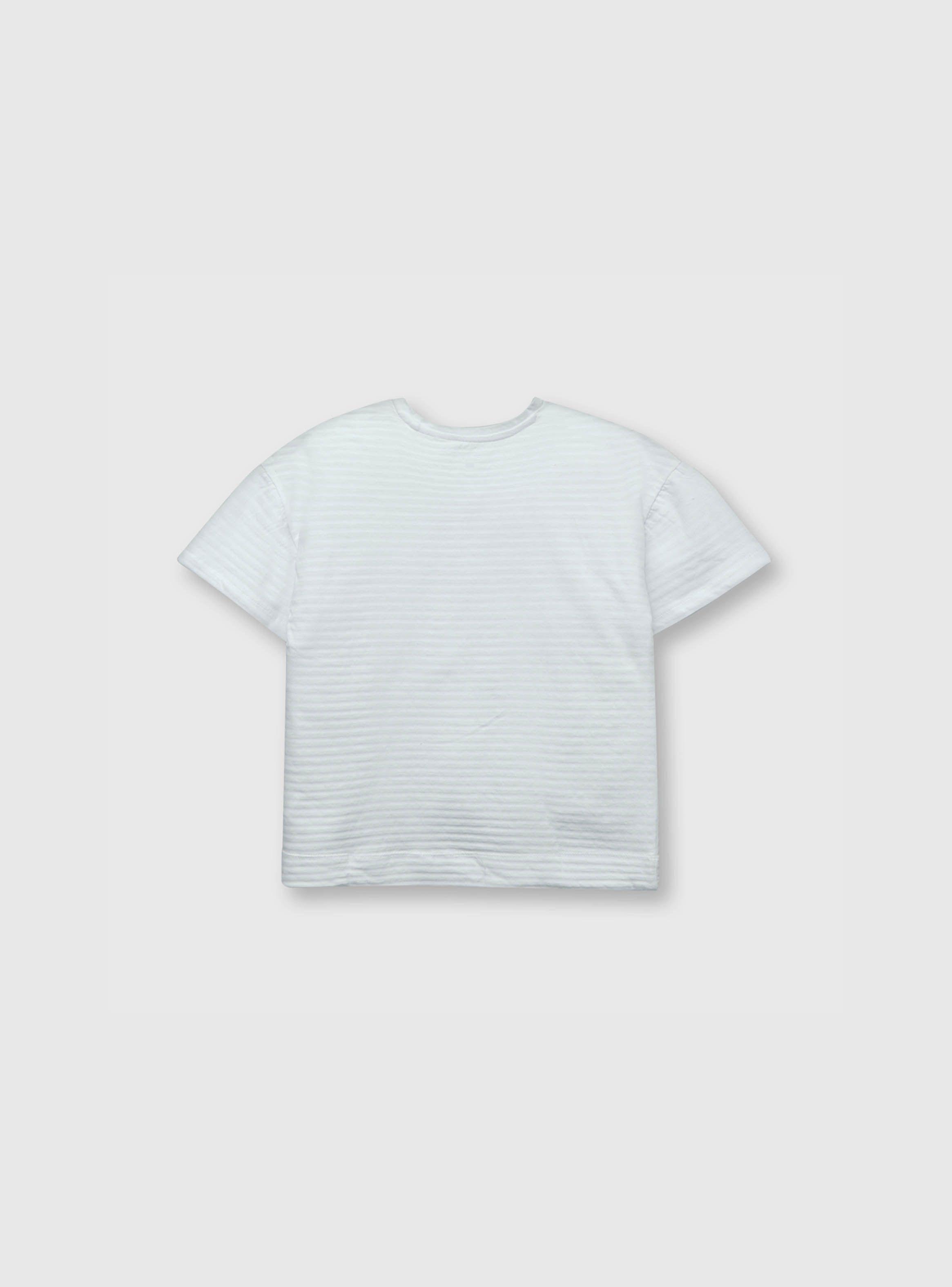 Polera De Niña Beach Blanco (2 A 12 Años) Colloky-1