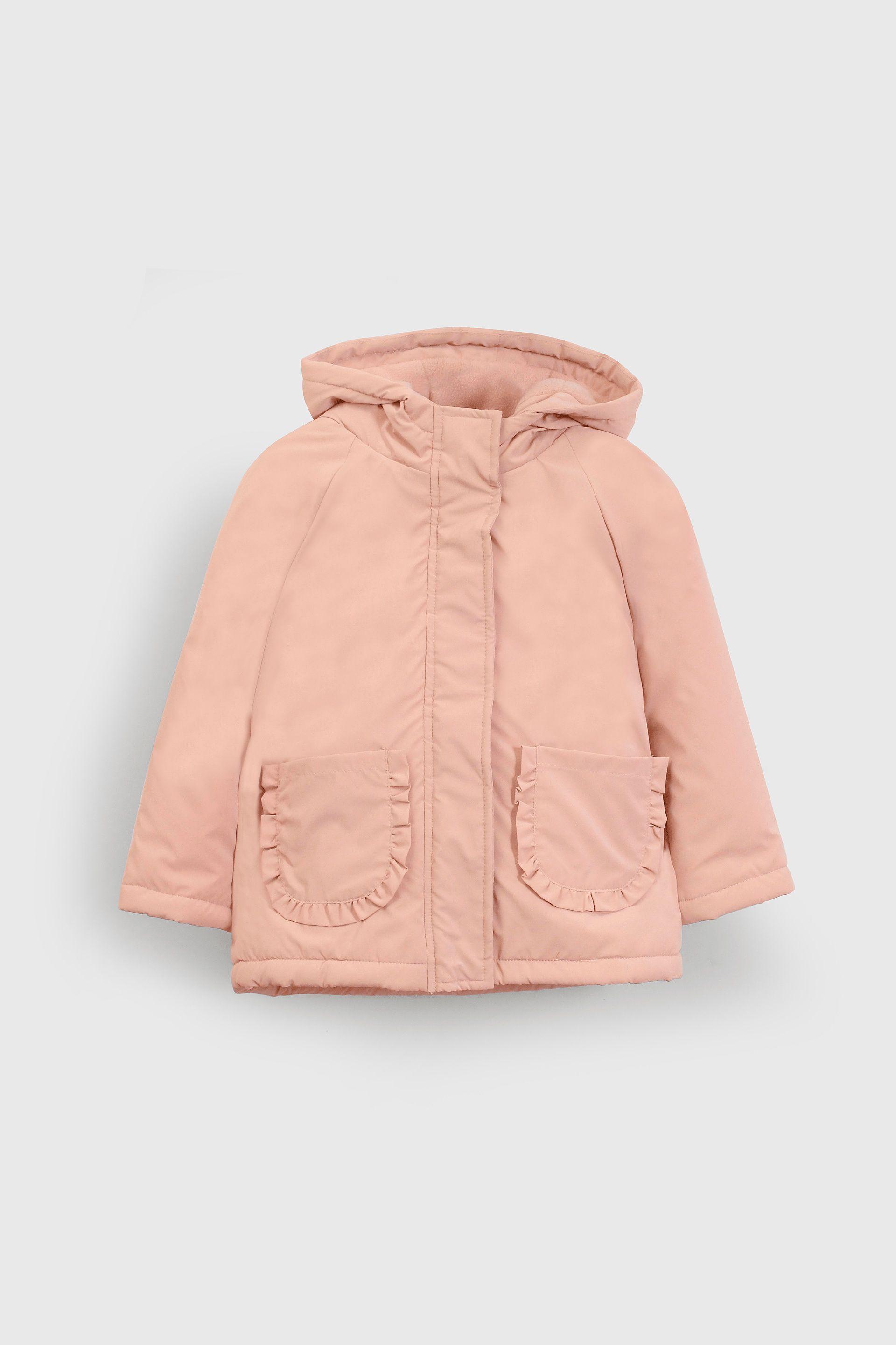 Parka Forrada Rosada-0