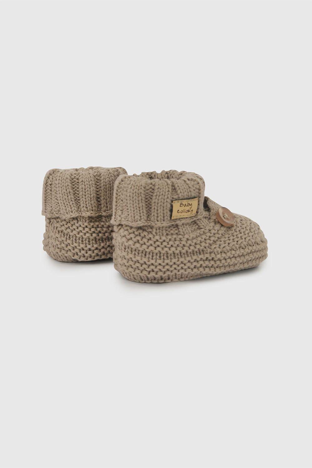 Zapato Tejido Niño Cafe 8376 Colloky-4