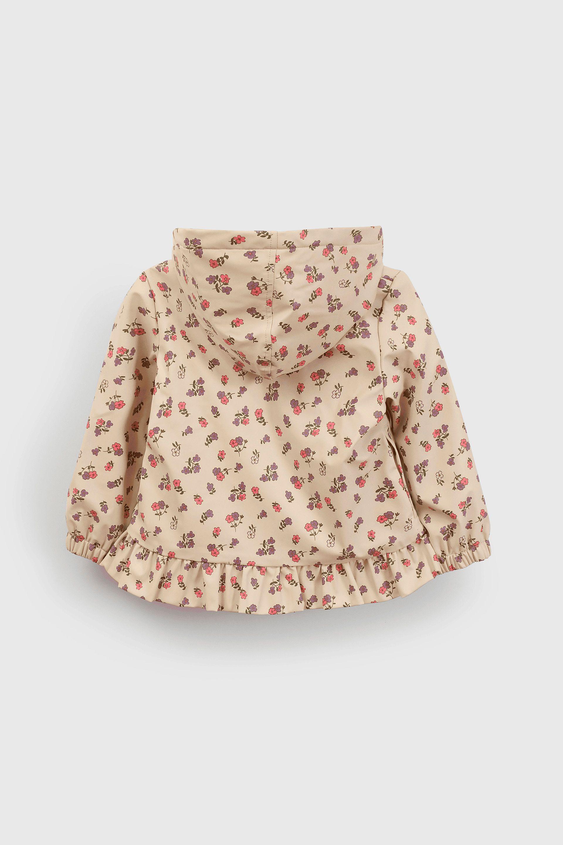 Chaqueta Engomada con Forro Flores-1