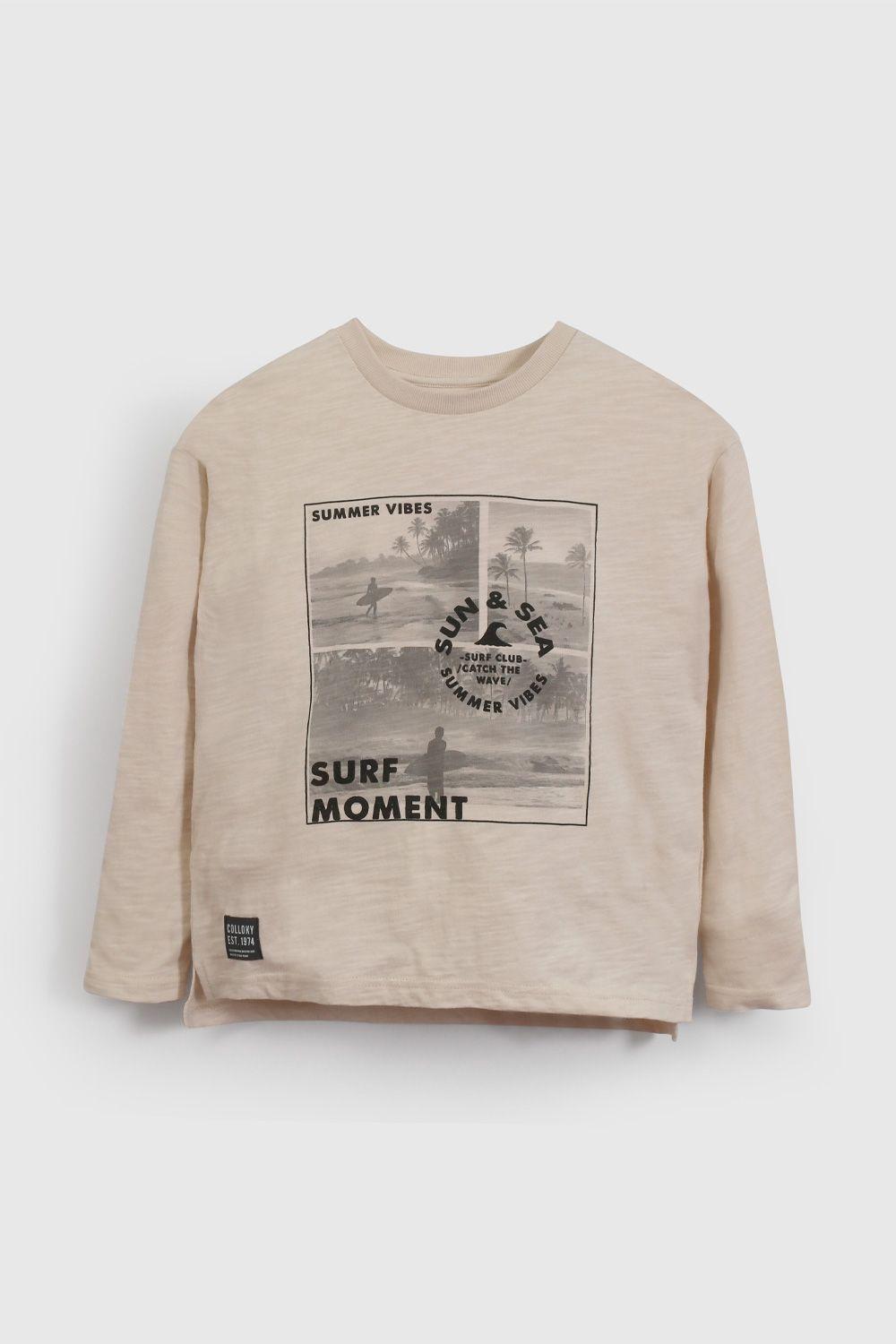 Polera Beige De Niño POJE0177V26-0