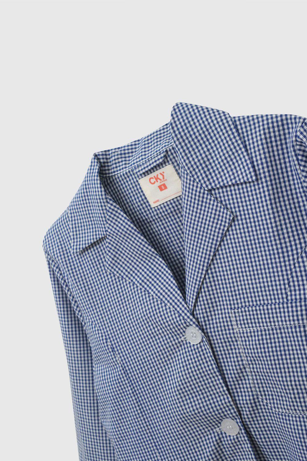 Delantal Escolar Azul Niña 7315 Colloky-4