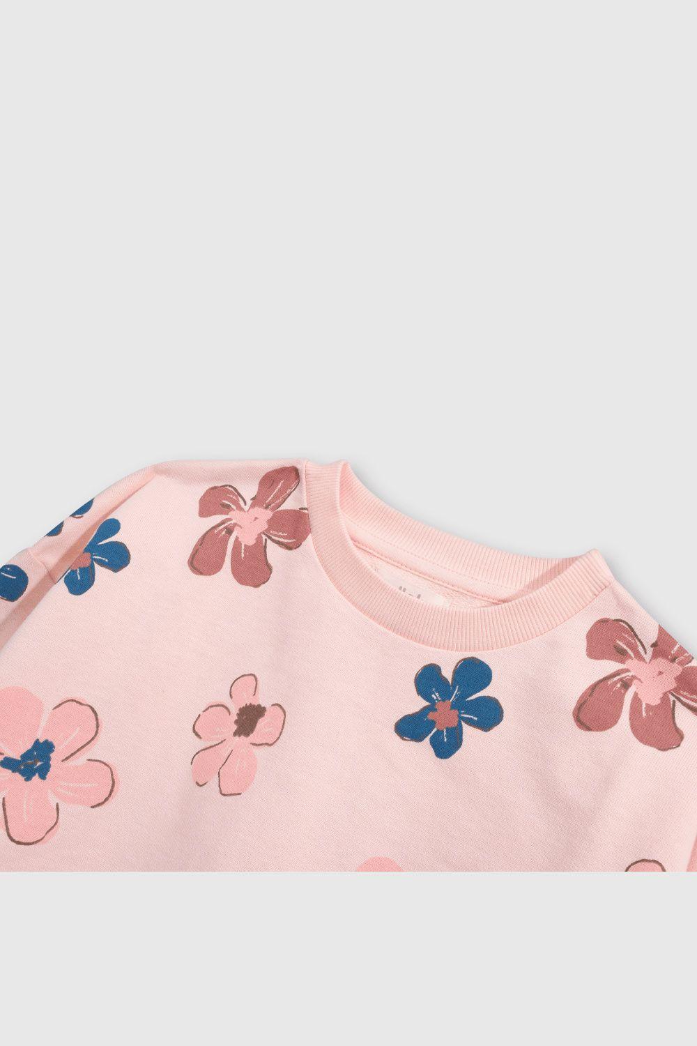 Poleron Niñas Rosado 53813 Colloky-2